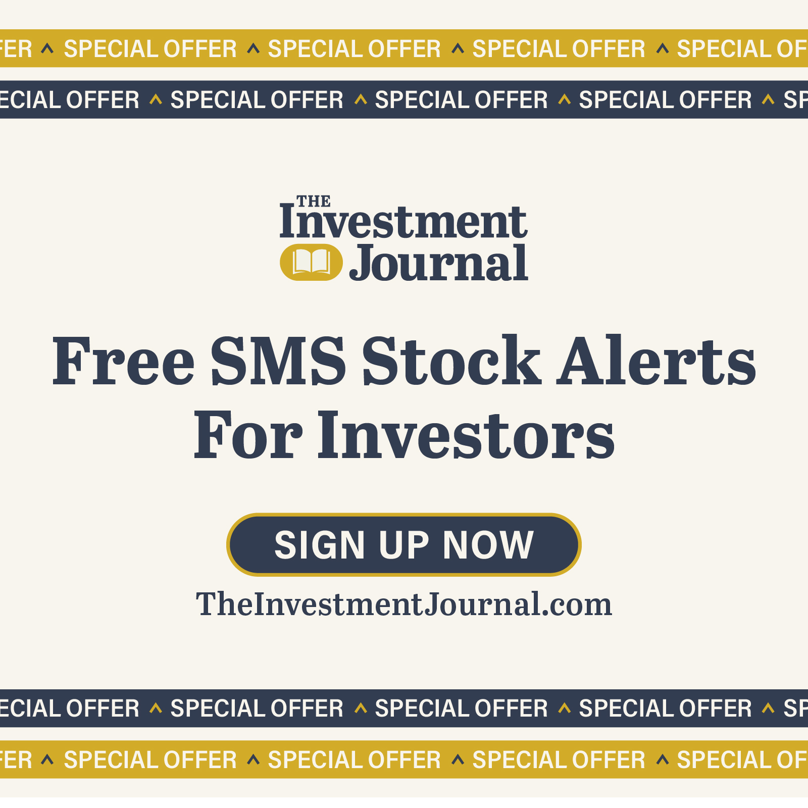The Investment Journal Facebook ad