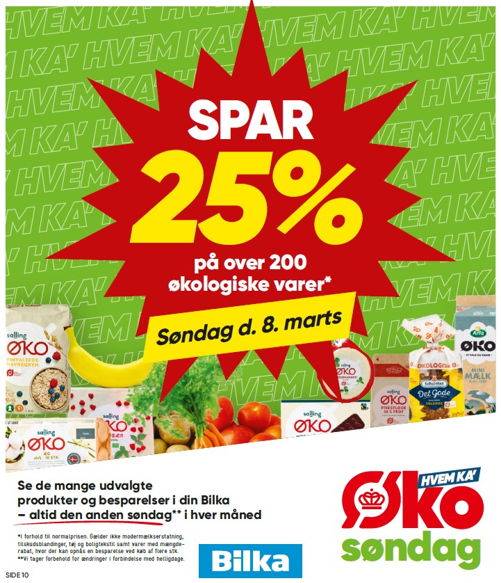 Bilka Facebook ad: Se mere i avisen