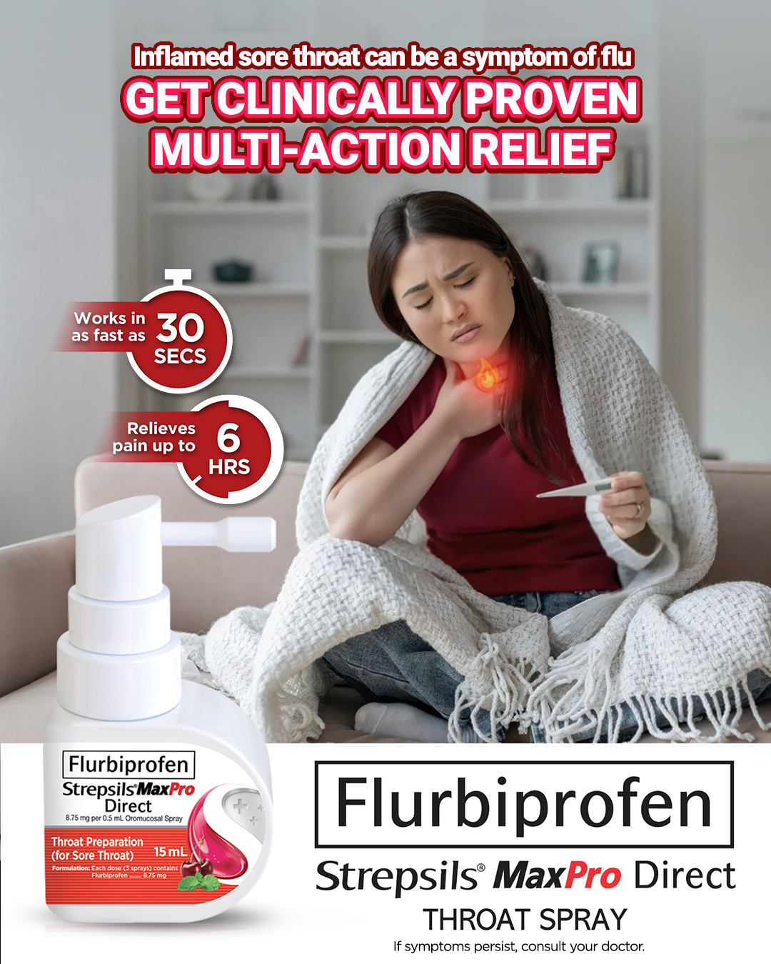 Strepsils Philippines Facebook ad
