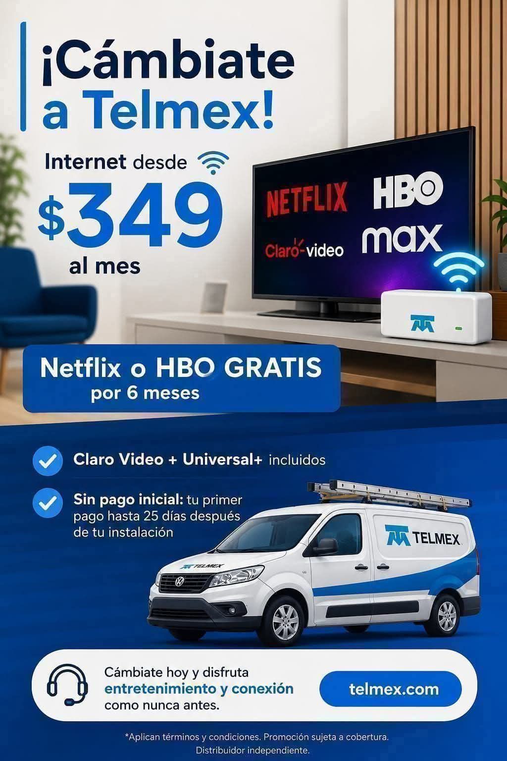 Fernanda promotora Telmex Facebook ad from Jun 30, 2026