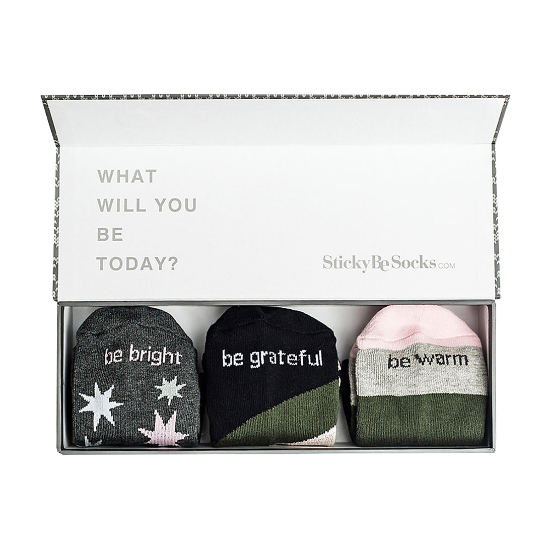 sticky be socks Facebook ad: The perfect gift for your grip sock loving…