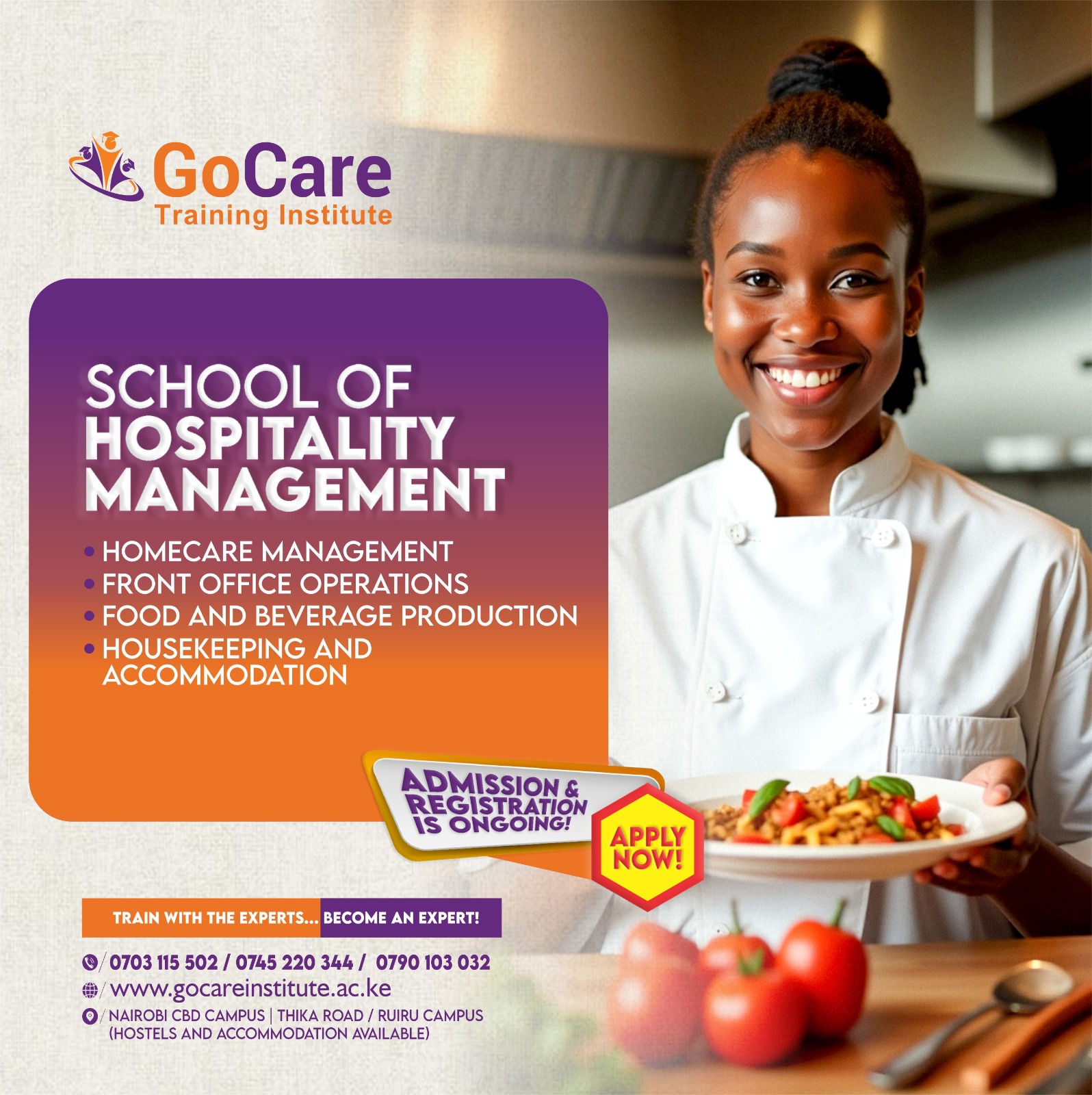 GoCare Training Institute Facebook ad