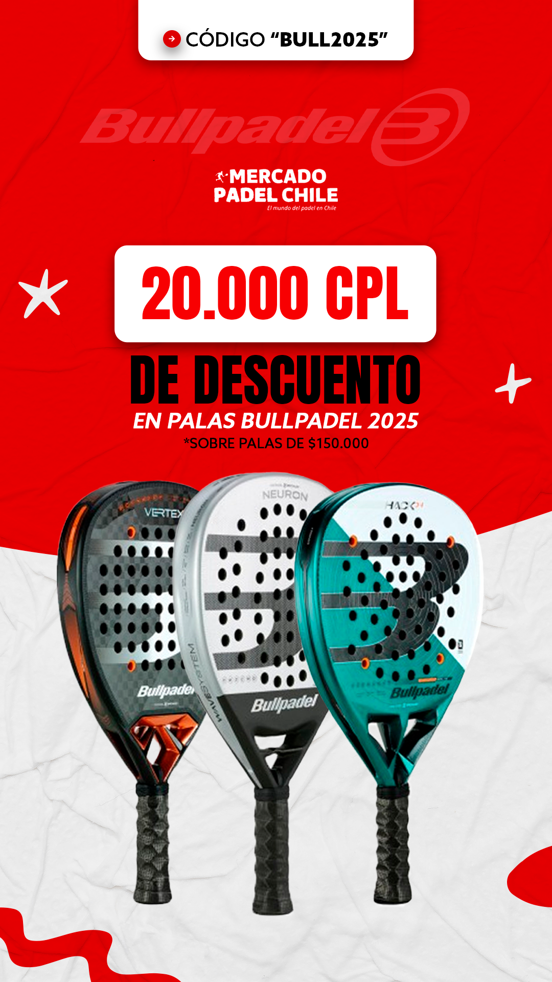 Mercado Padel CL Facebook ad