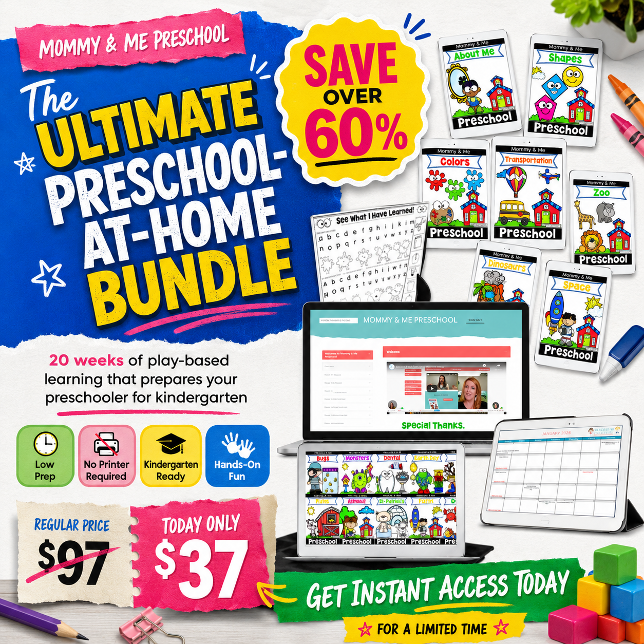 Planning Playtime - Learning Through Play Facebook ad