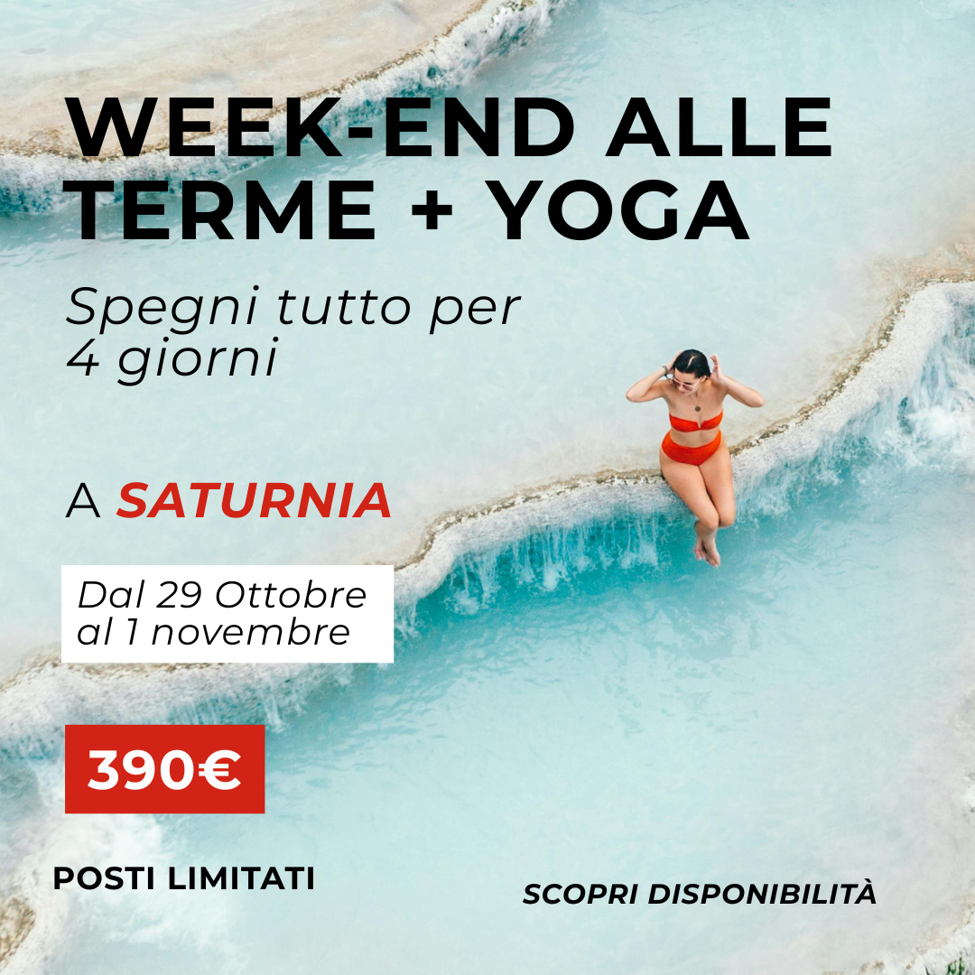 Holidayoga Facebook ad: Weekend di Benessere