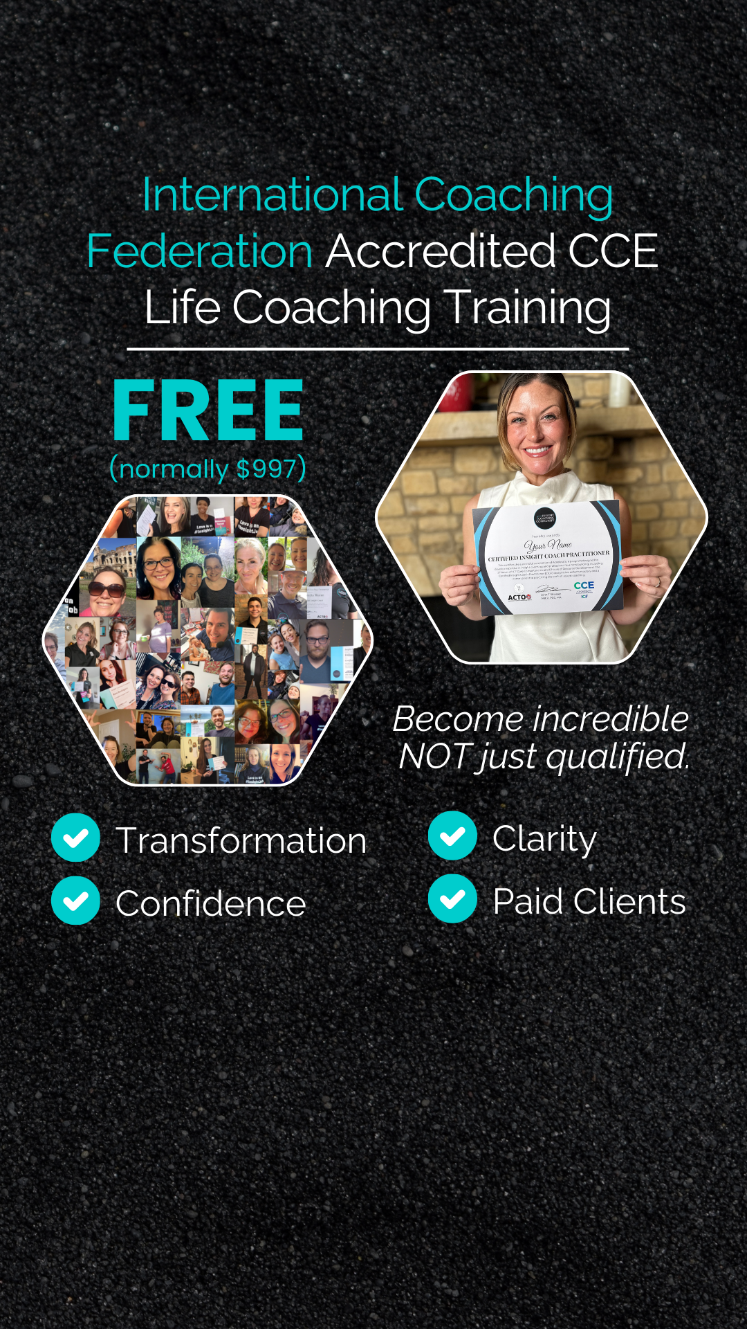Insight Coaching Community Facebook ad from Feb 19, 2026