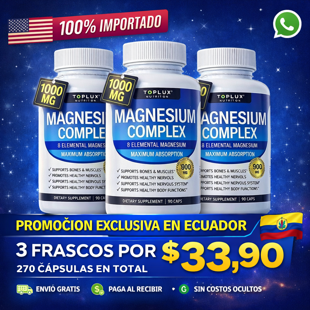 AlmaNatura Facebook ad: Magnesium Complex Importado