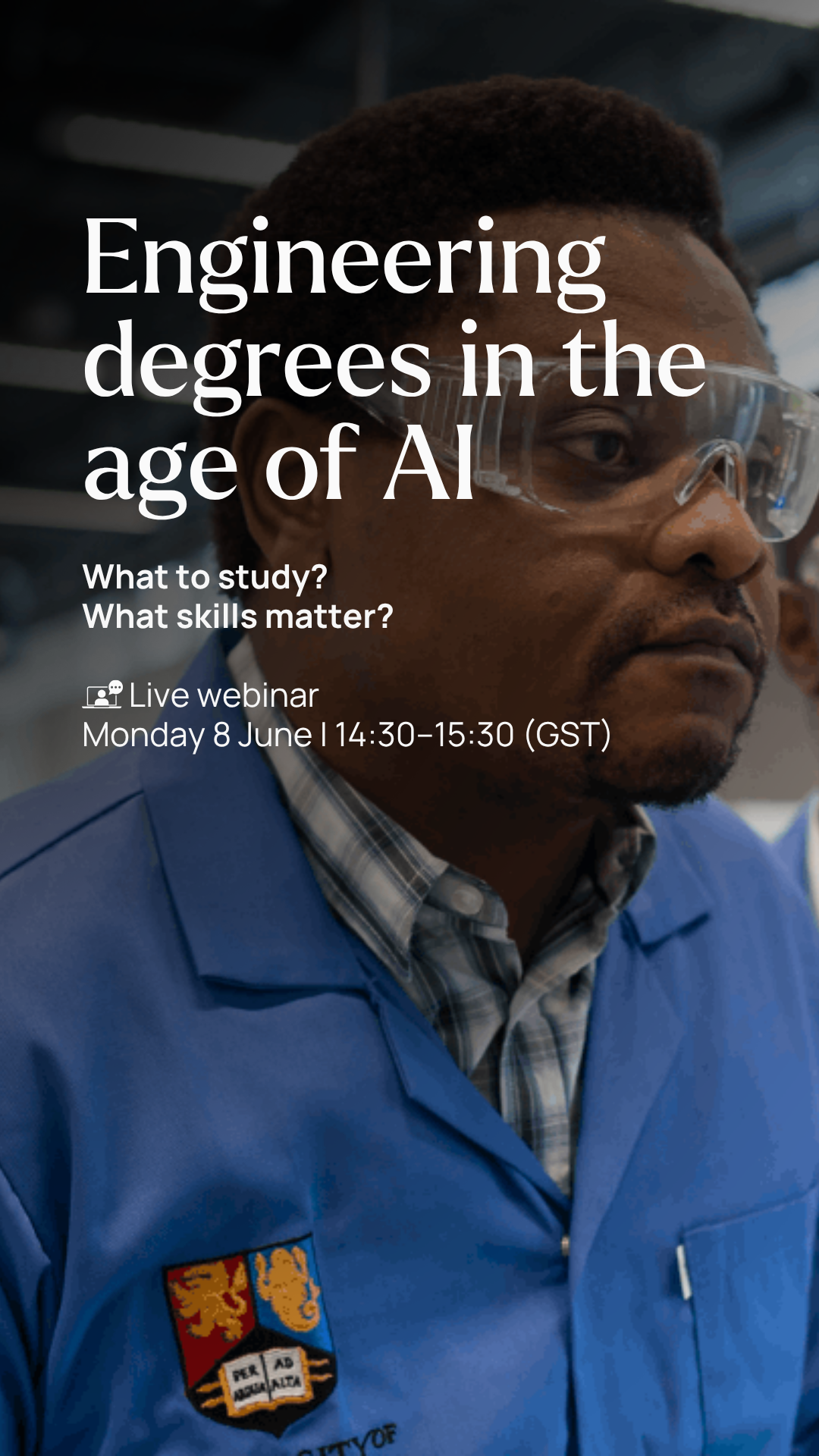 University of Birmingham Dubai Facebook ad