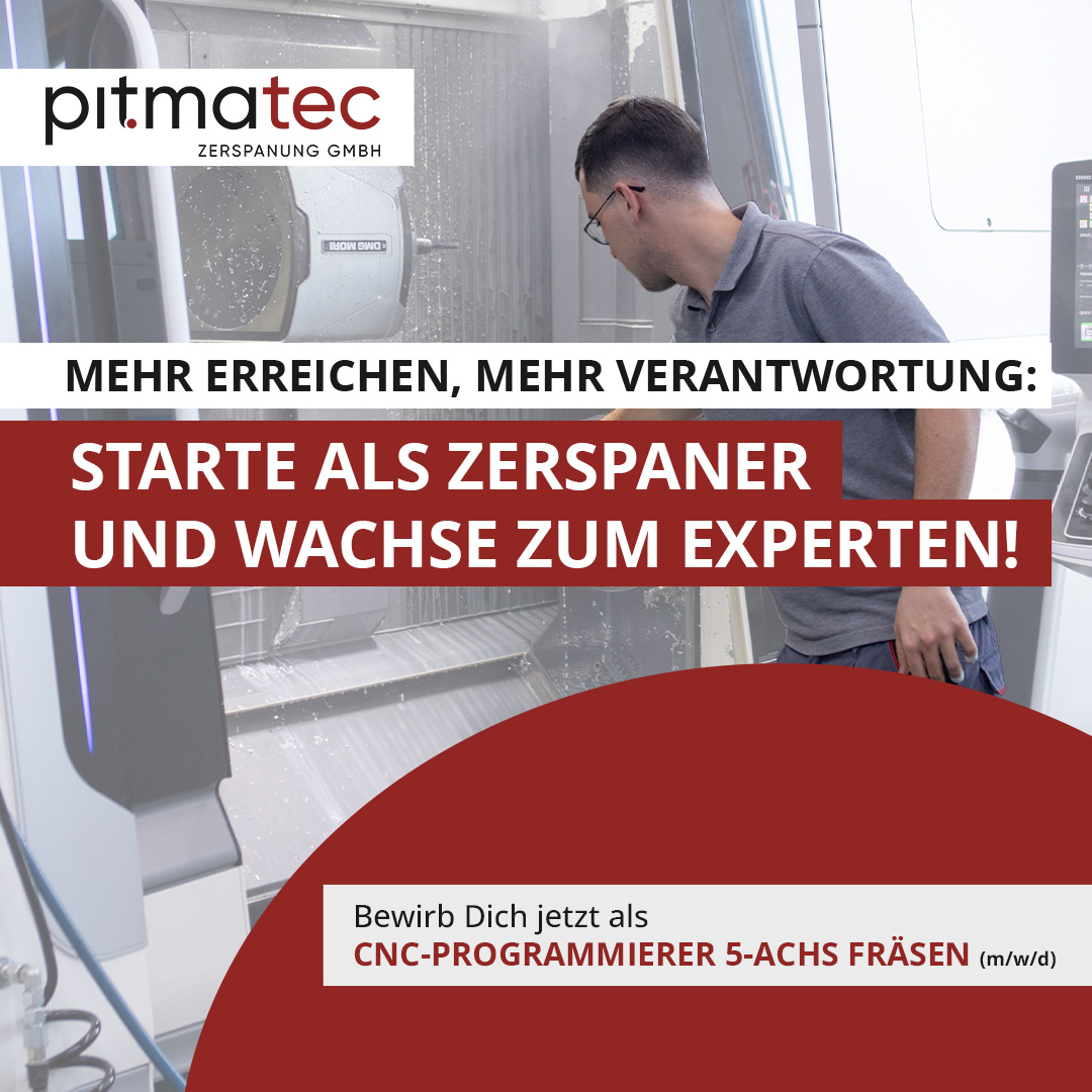 Pitmatec Zerspanung GmbH Facebook ad from Mar 6, 2026