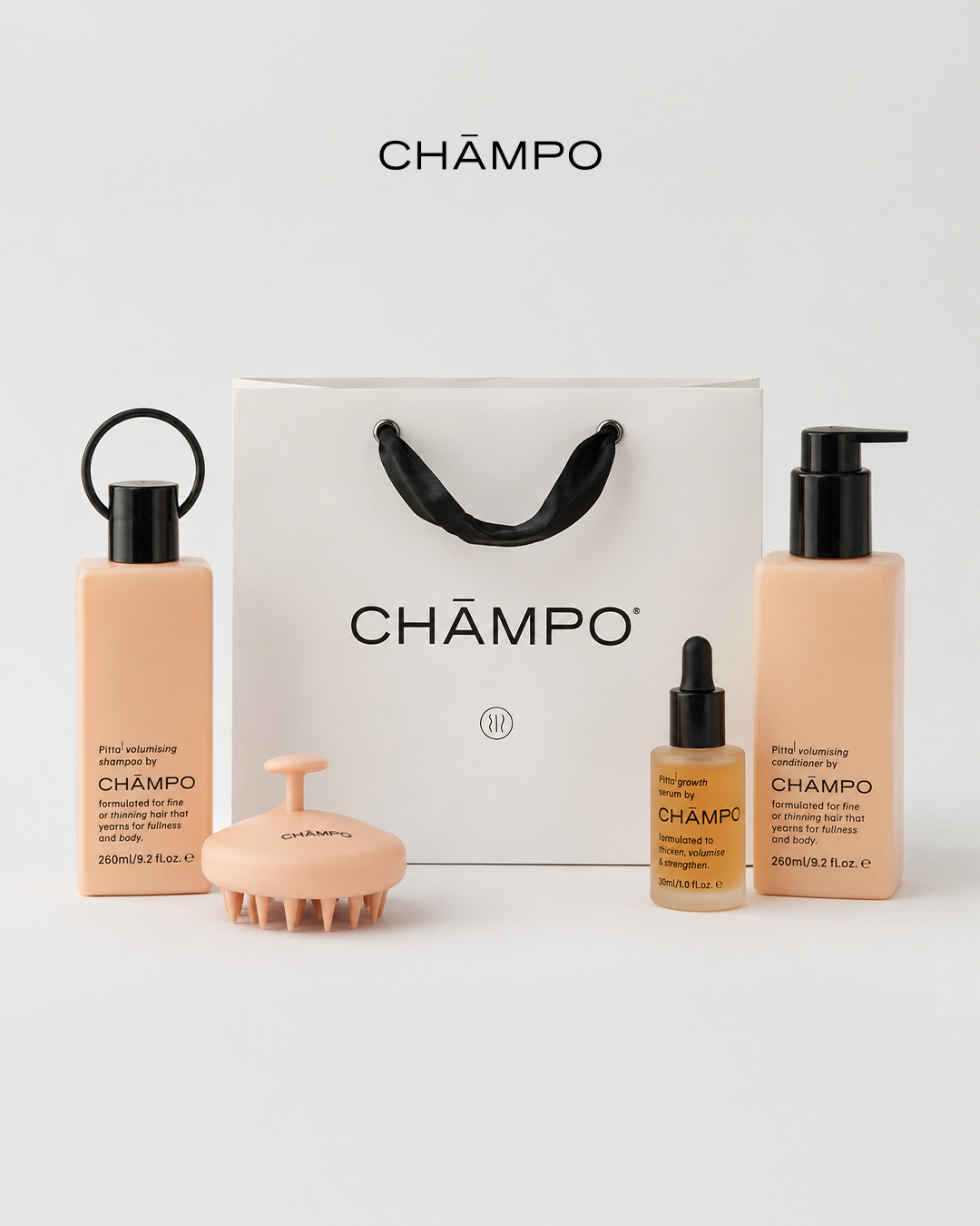 Chāmpo Haircare Facebook ad