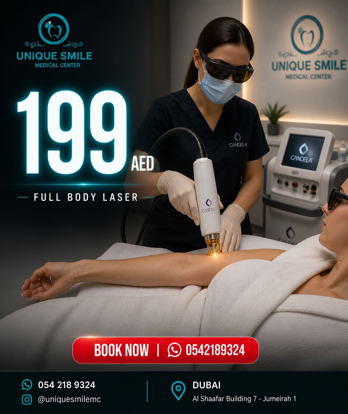 Uniquesmileclinic Facebook ad