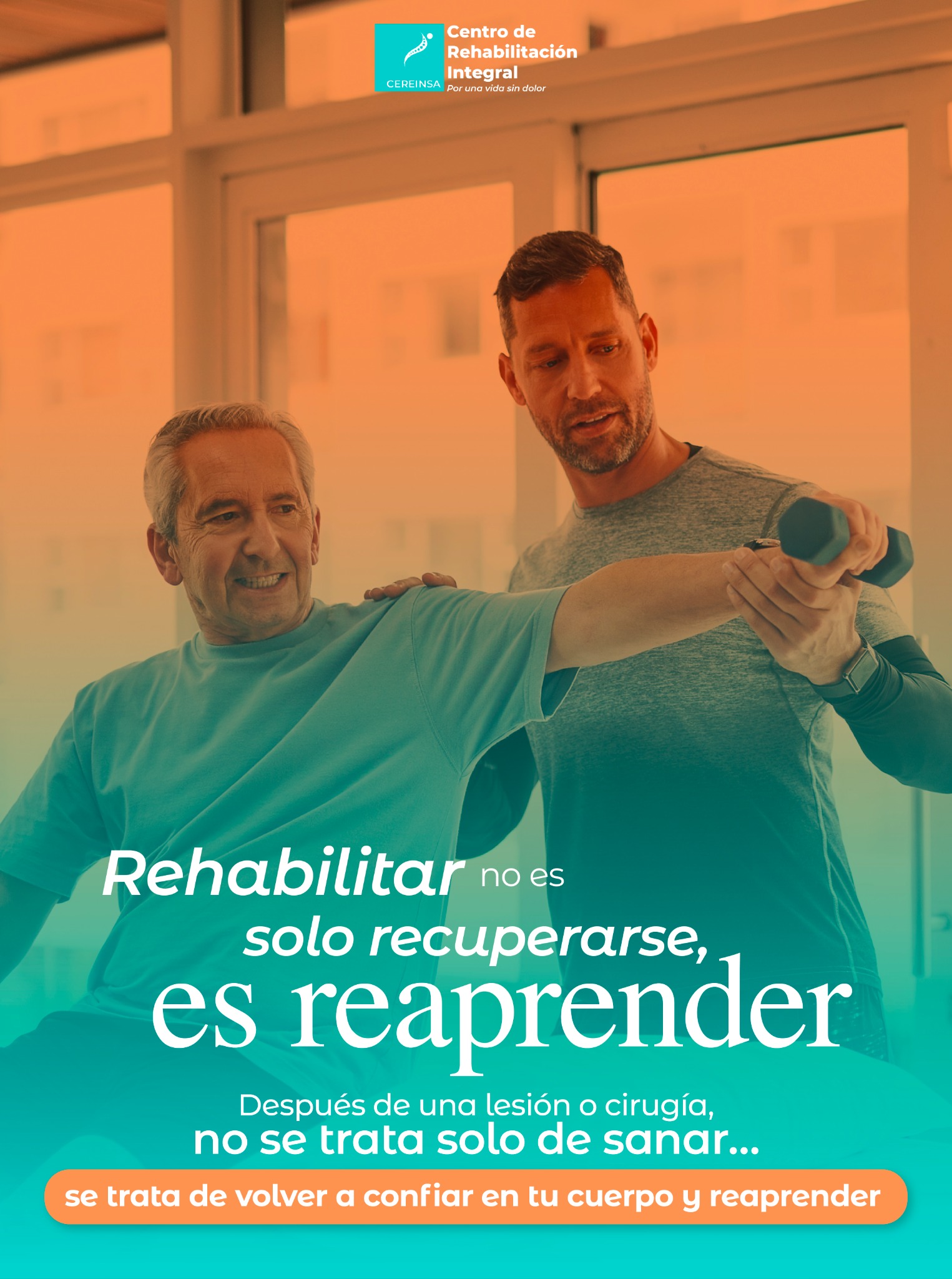 Cereinsa - Centro de Rehabilitación Integral Facebook ad: Después de una lesión o cirugía