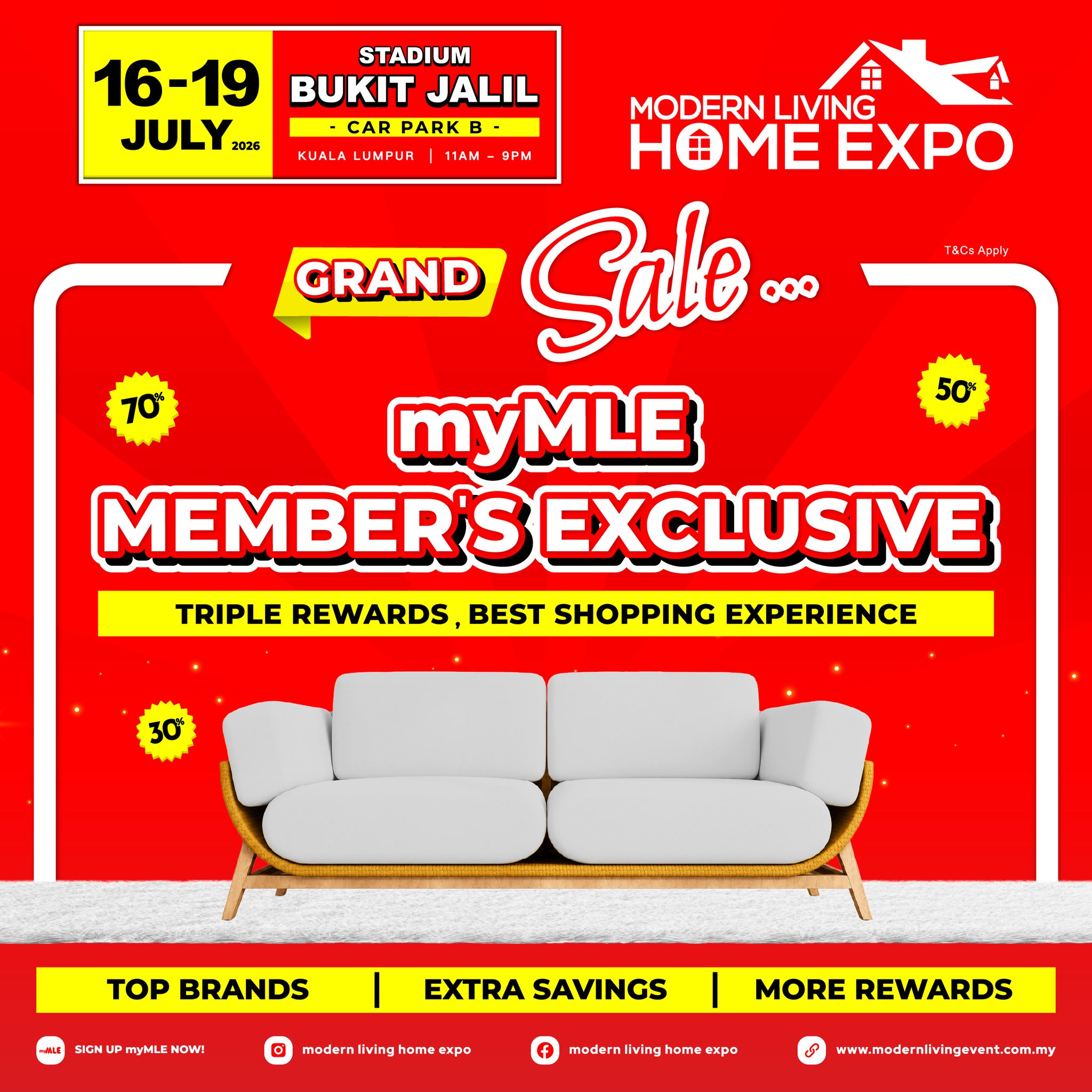 Modern Living Home Expo Facebook ad