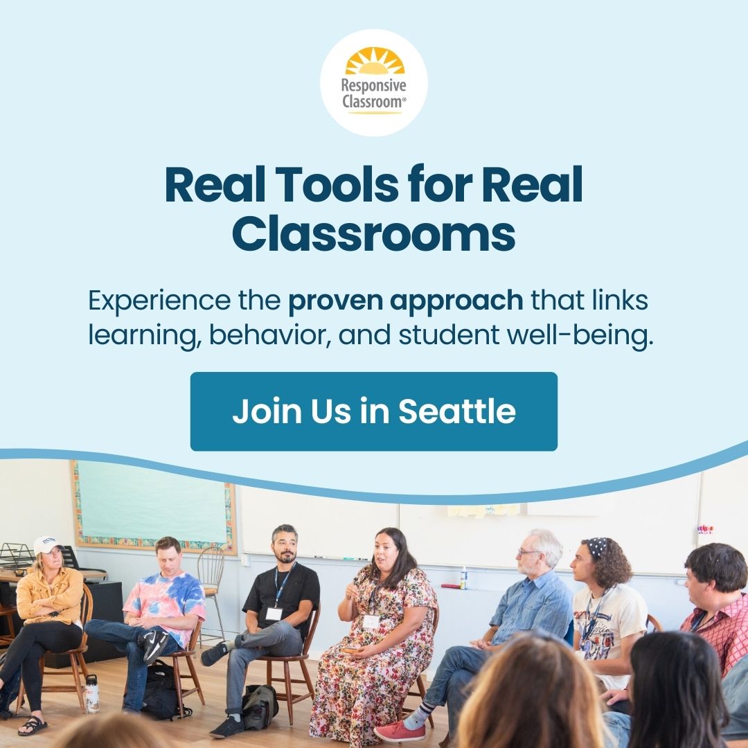 Responsive Classroom Facebook ad