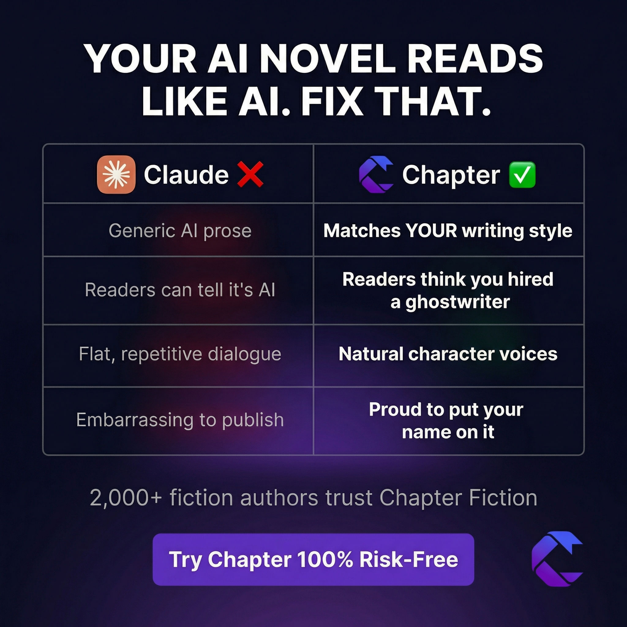 Chapter.pub Facebook ad