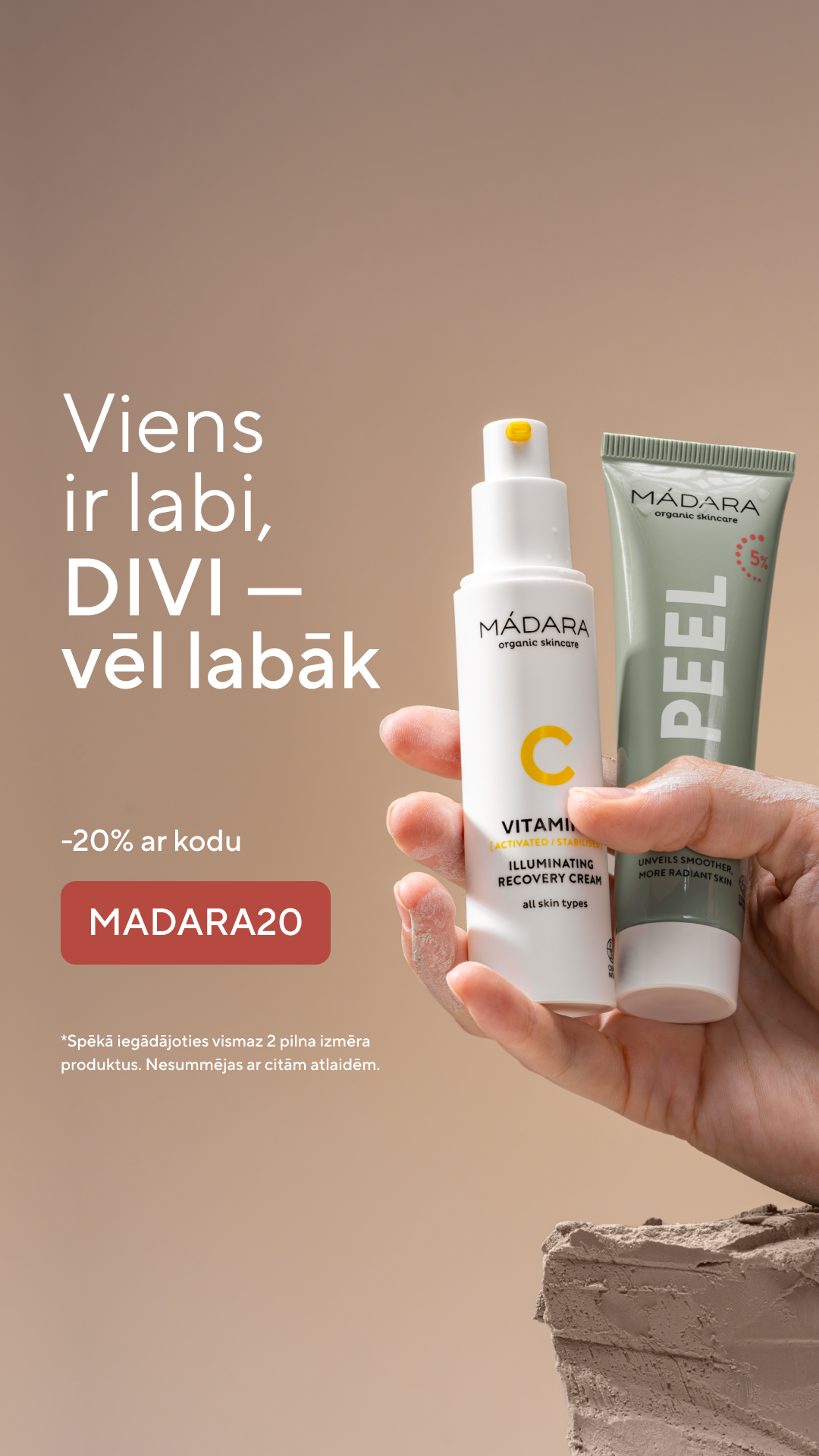 Mádara Organic Skincare Facebook ad