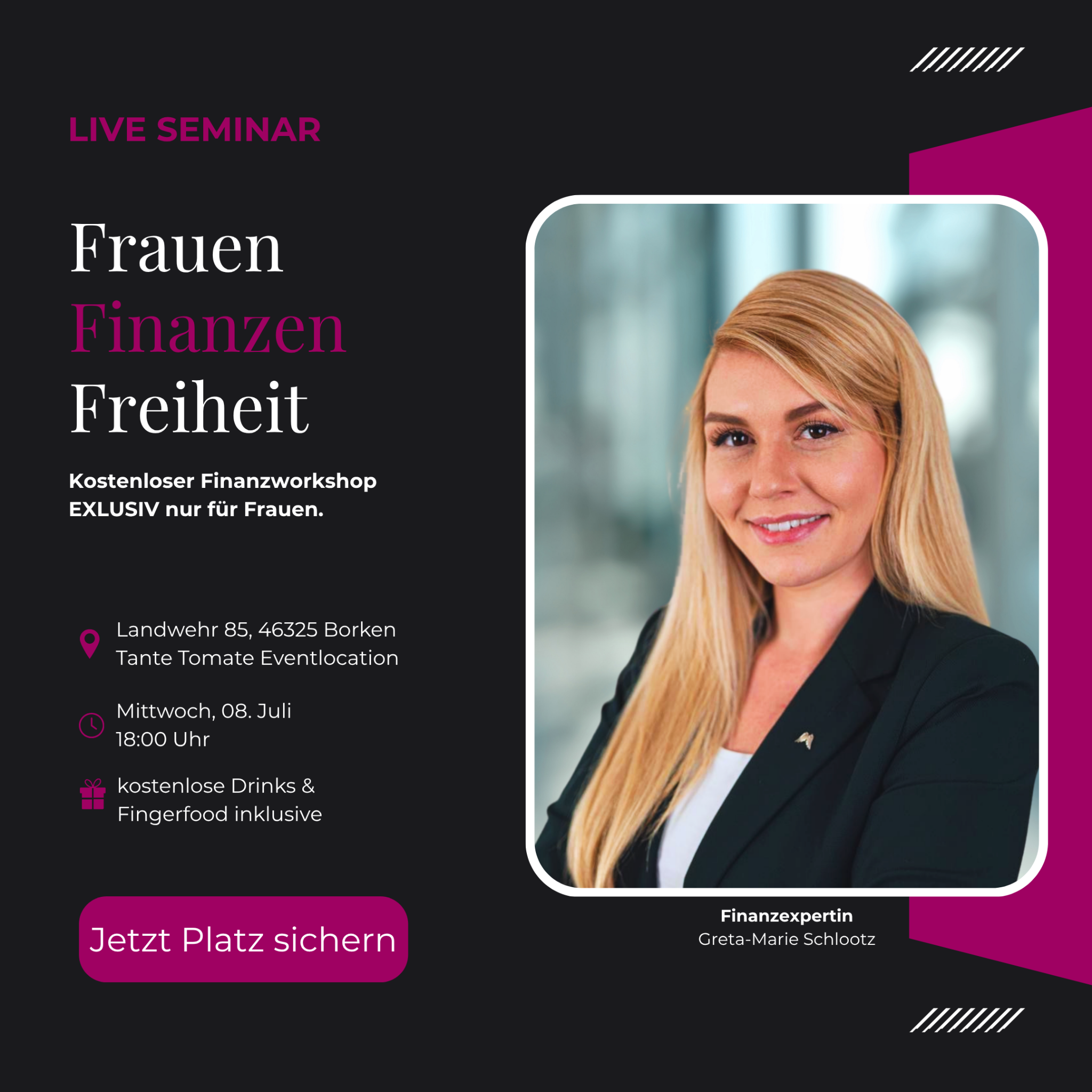 Safe&Smart Facebook ad: Kostenloser Workshop: Vermögensaufbau mit ETFs & Immobilien