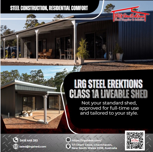 LRG Steel Erektions - Shed Supplier & Installer Facebook ad: LRG Steel Erections is a family-owned and operated…