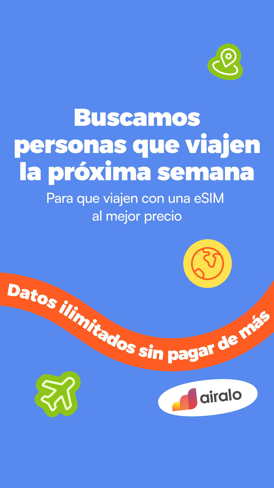 Airalo Global eSIM Store Facebook ad