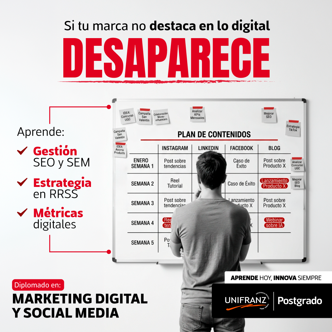 Unifranz Postgrado Facebook ad from Jun 10, 2026