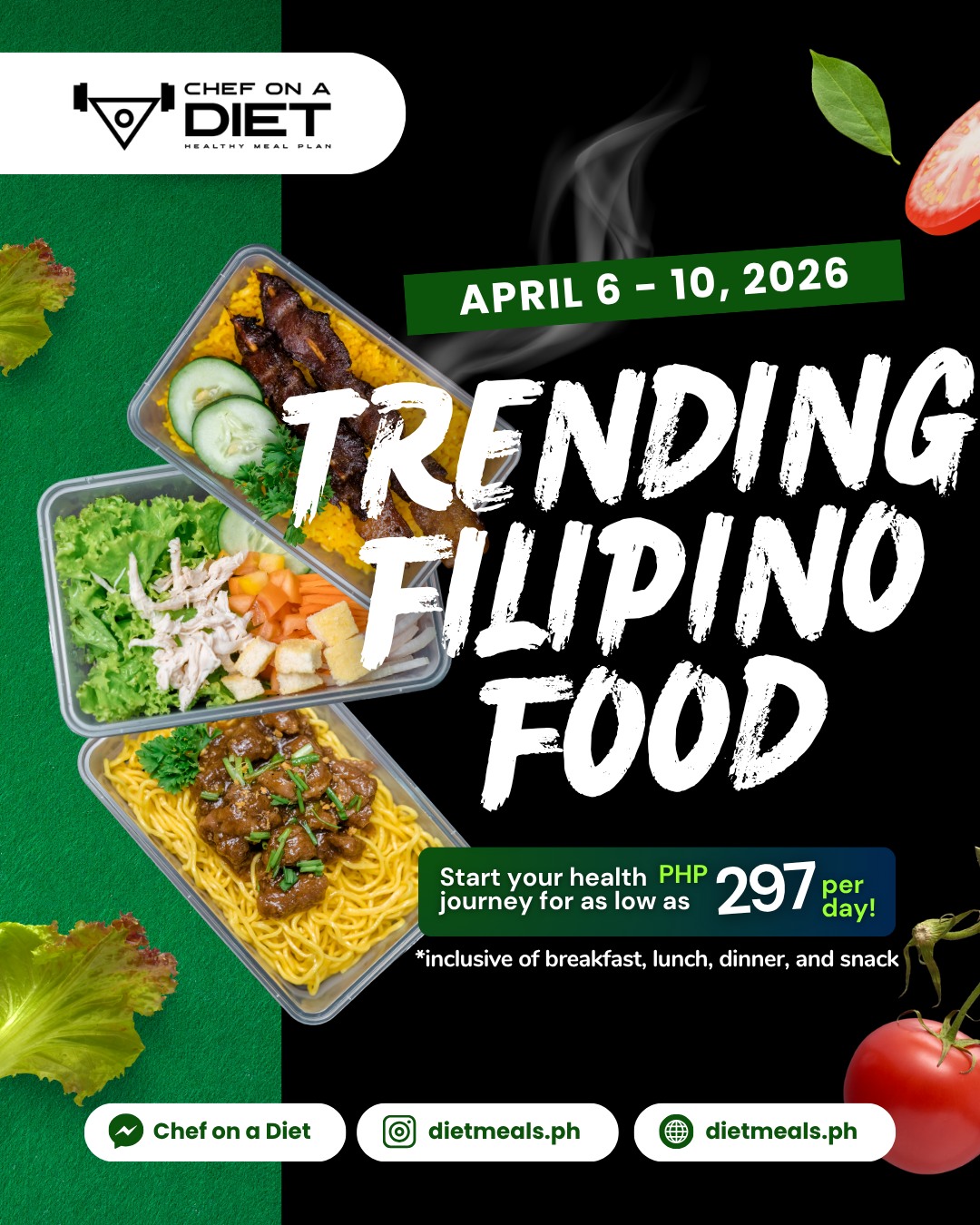 Chef on a Diet Facebook ad