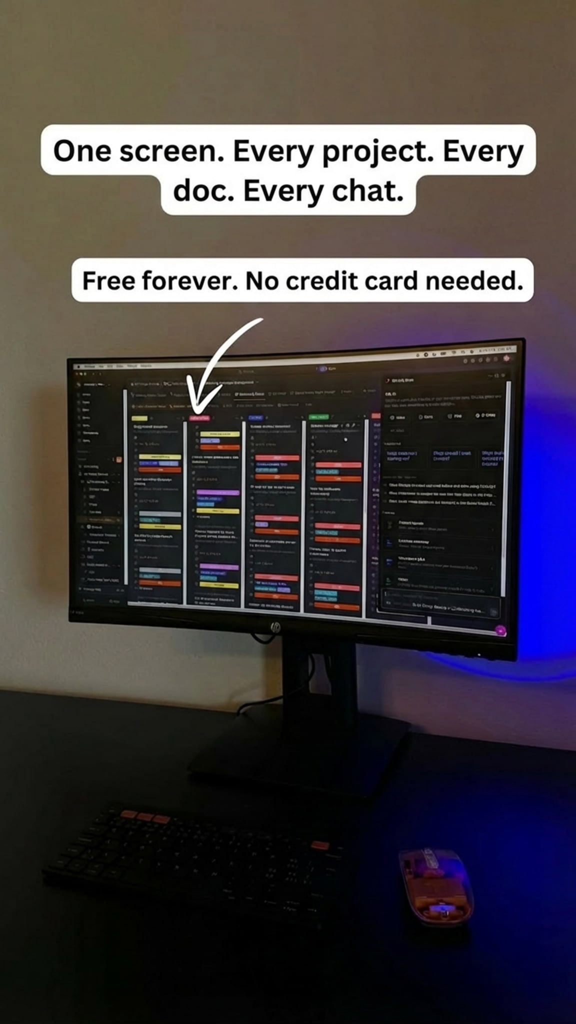 ClickUp Facebook ad
