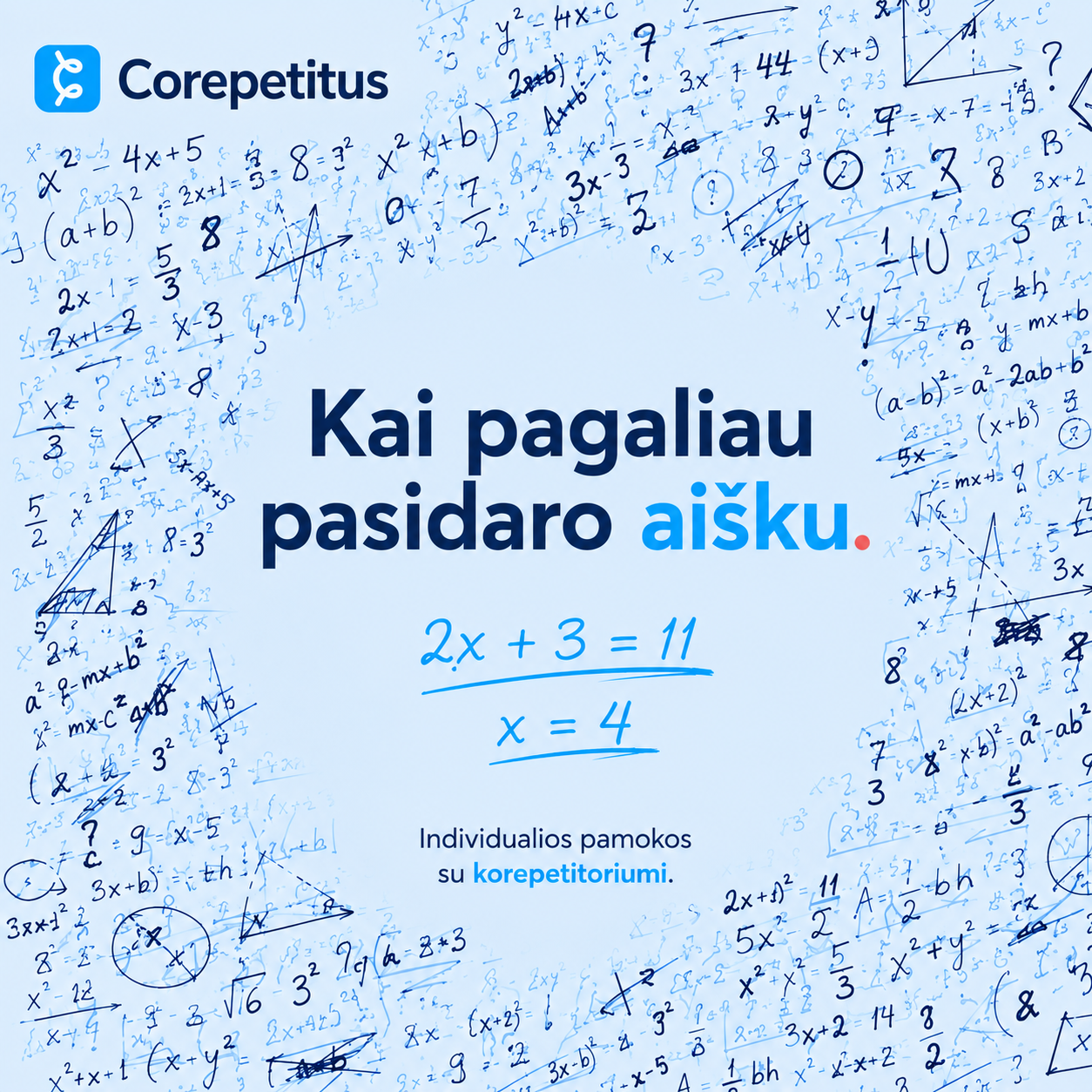 Corepetitus Facebook ad