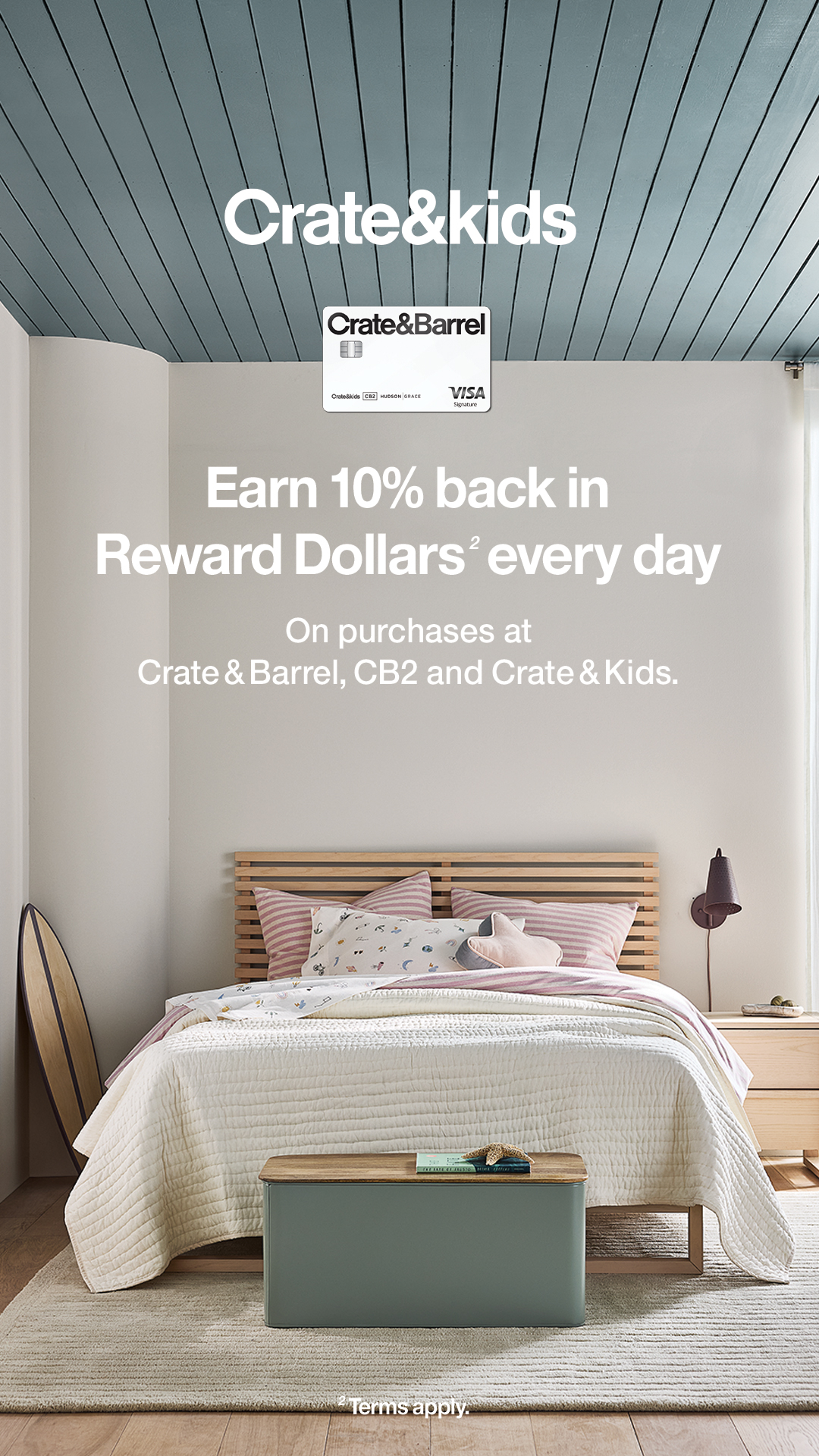 Crate and Barrel Facebook ad