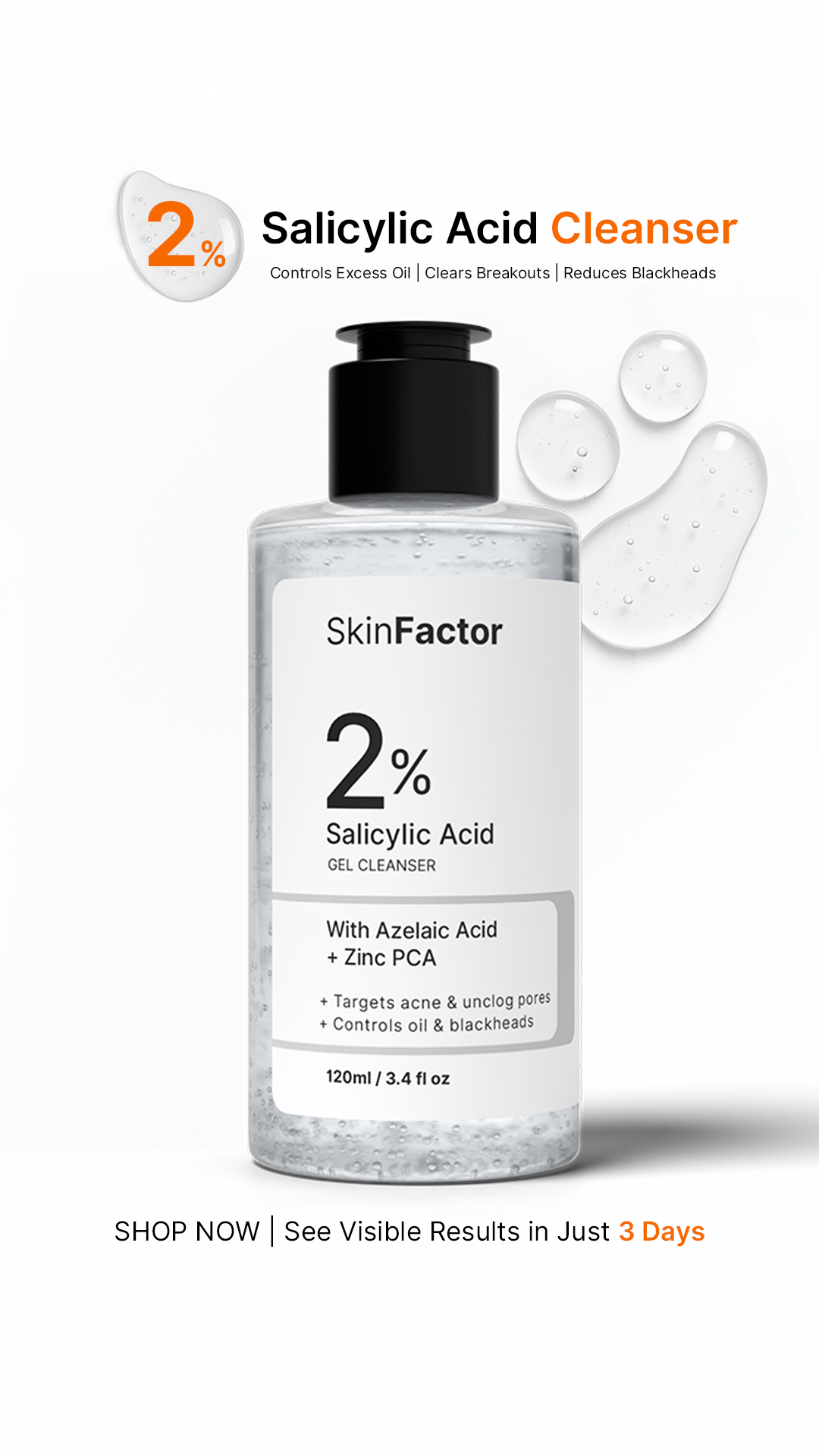 SkinFactor Facebook ad