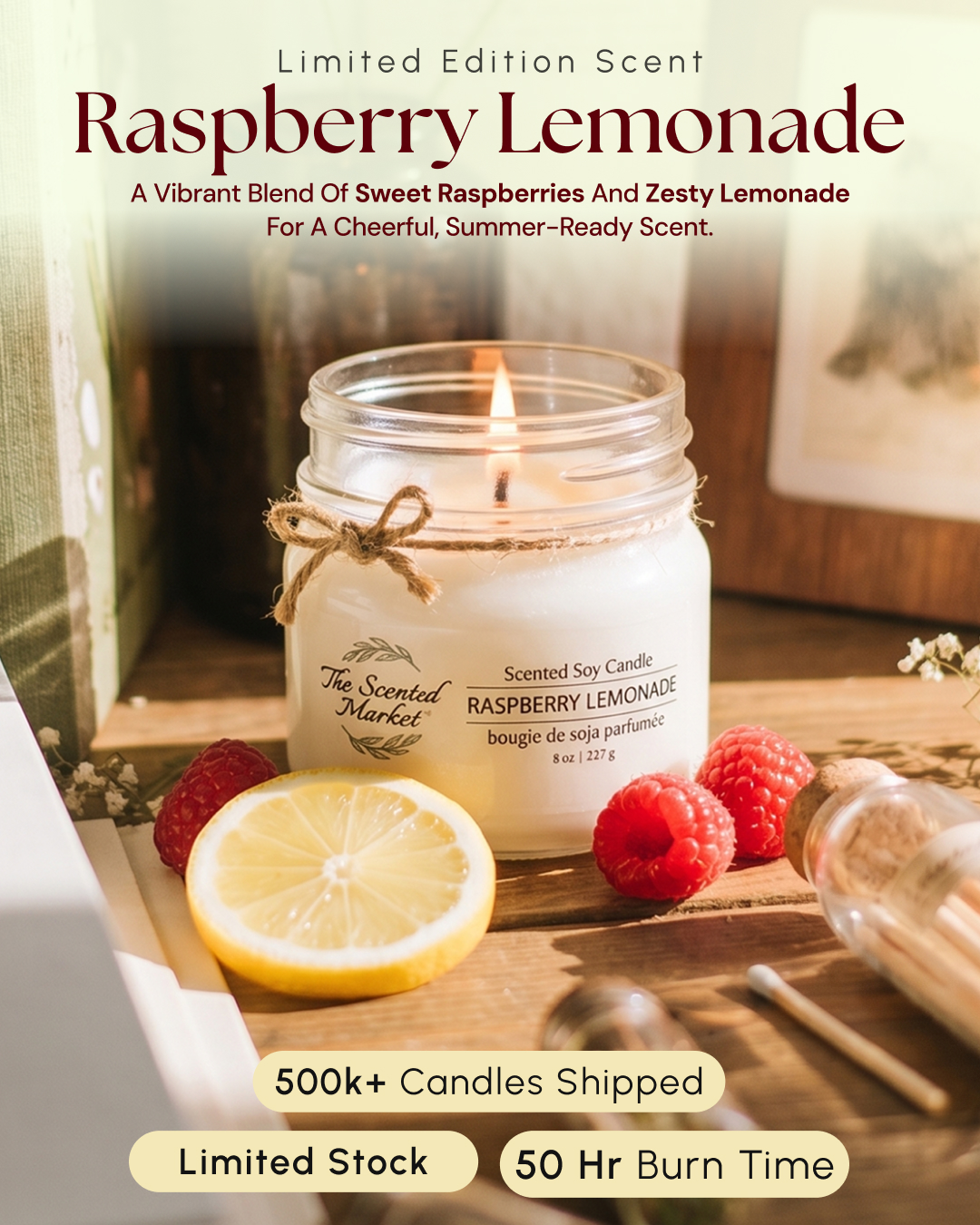 The Scented Market Facebook ad