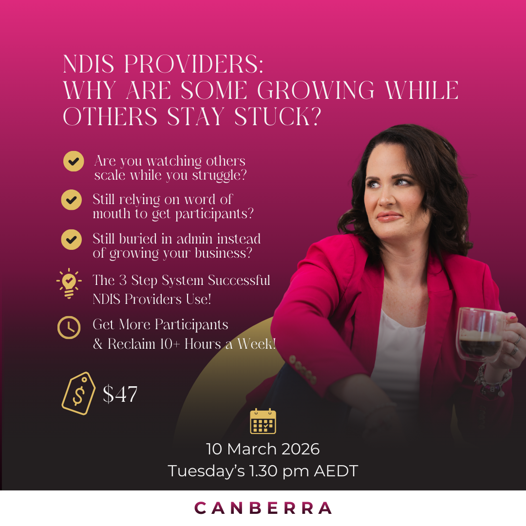 Vanessa Norman Facebook ad: The 3-Part NDIS Referrals Framework