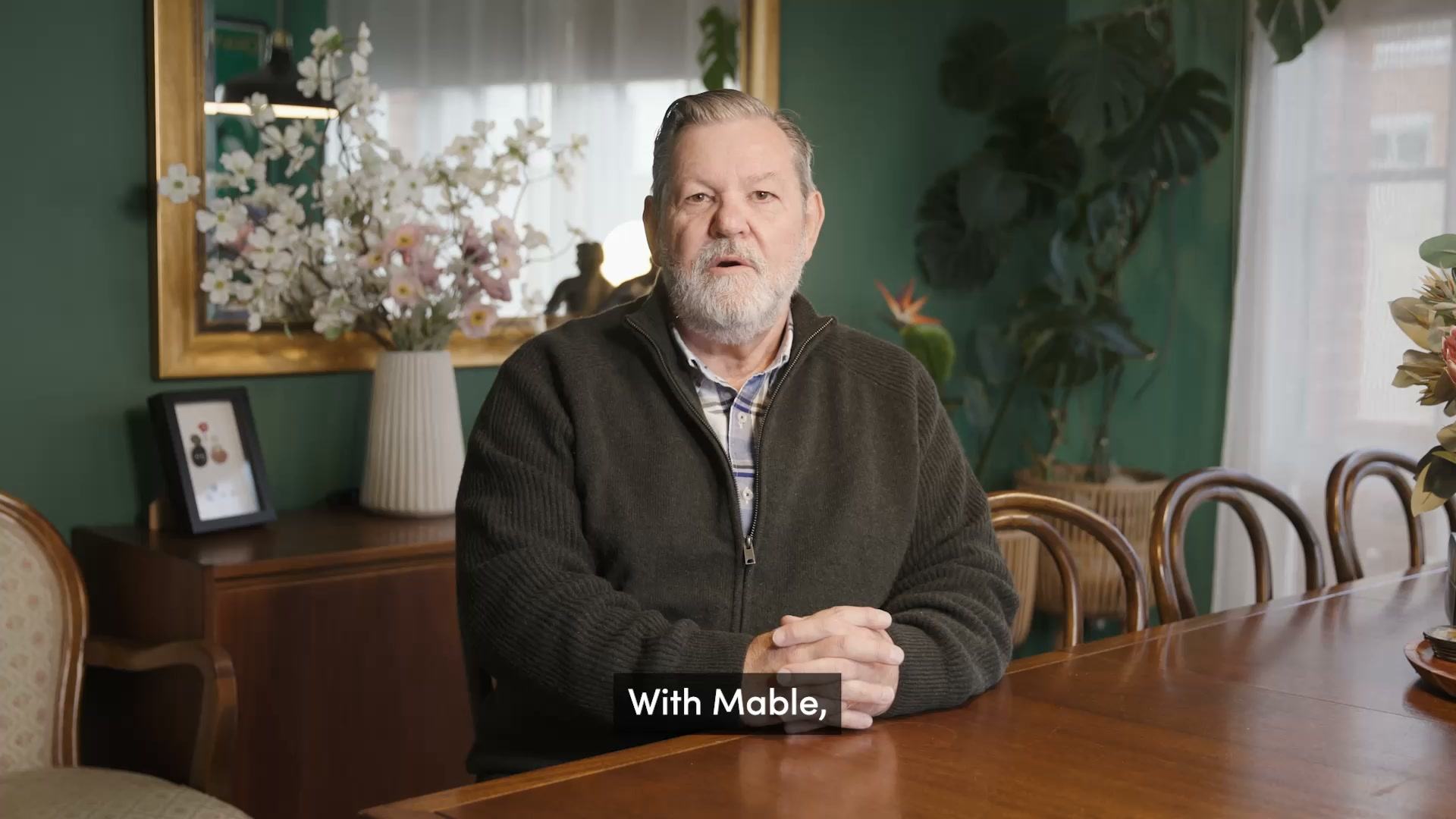 Mable Facebook ad: Find professional support on Mable
