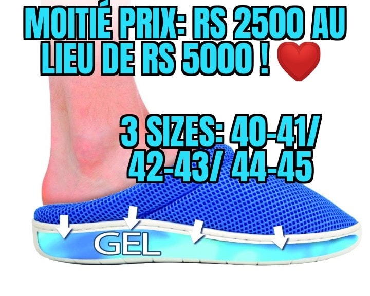 Innovacook Facebook ad: BLUEFRESH SLIPPERS