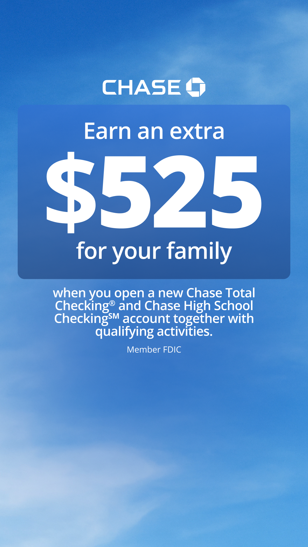 Chase Facebook ad