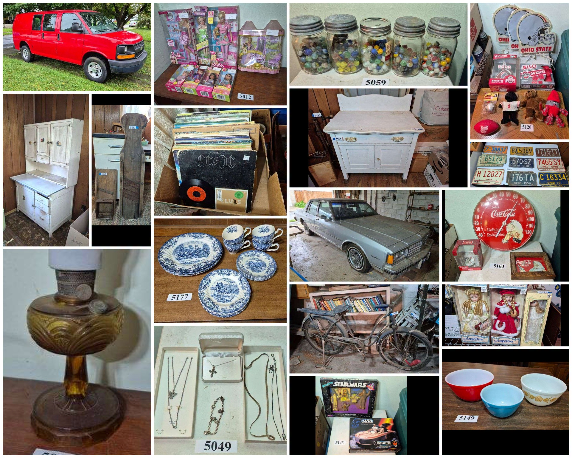Mark Van Hook, Auctioneer Facebook ad: Online Auction in West Columbus