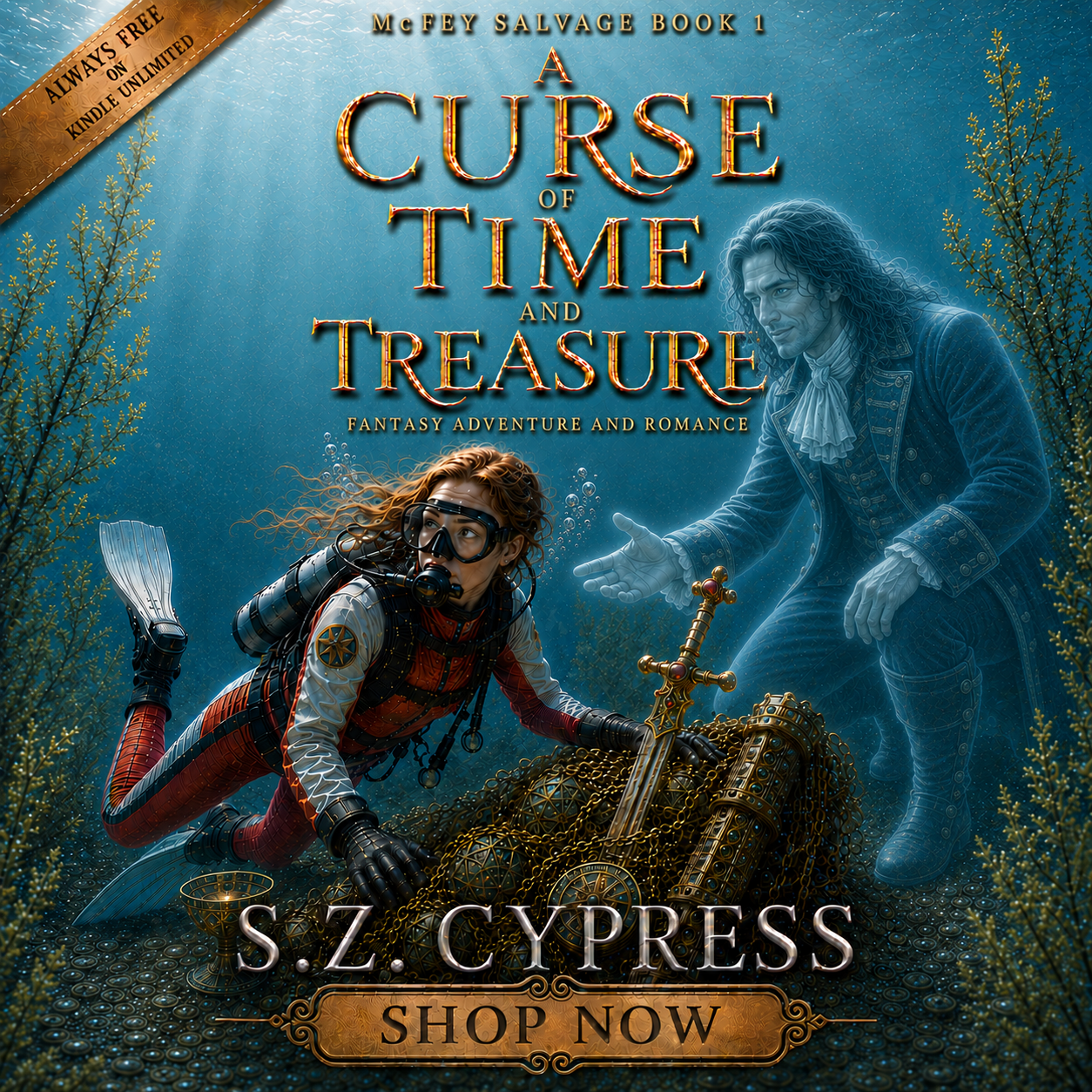 S.Z. Cypress Facebook ad: A Curse of Time and Treasure