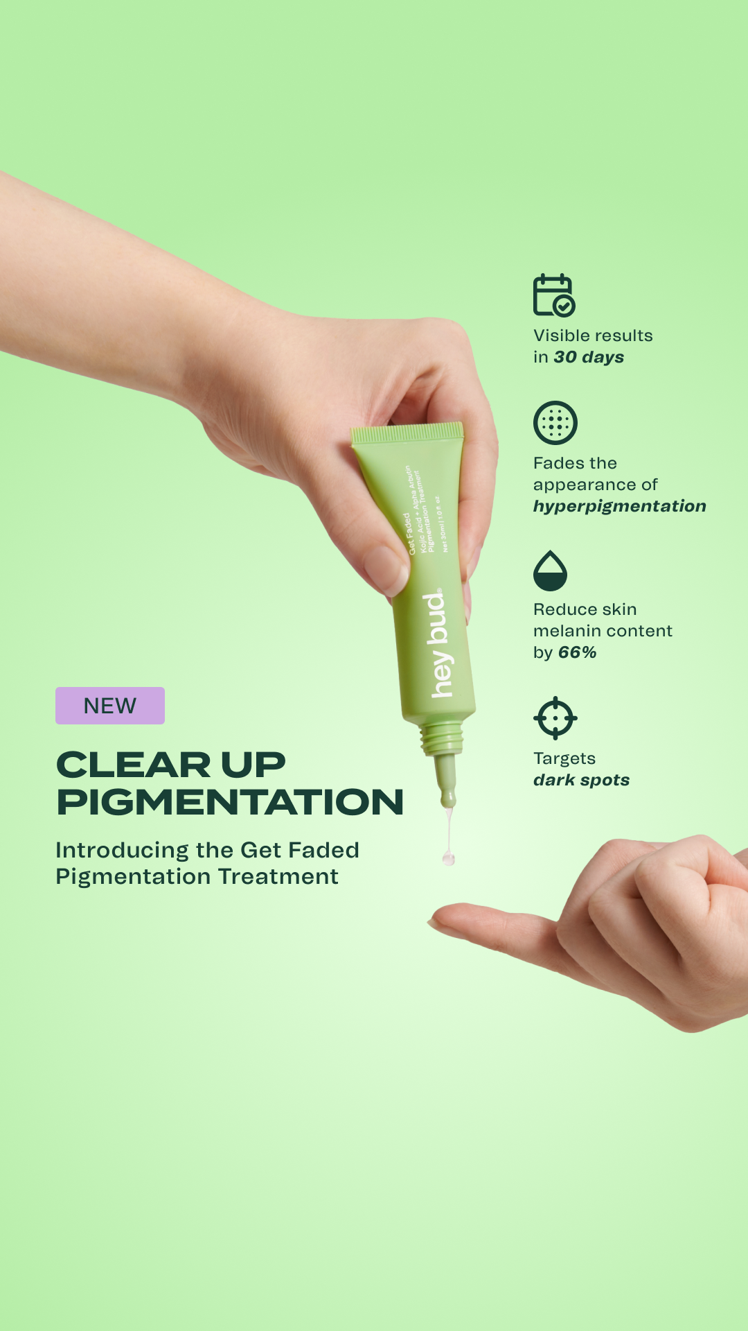 Hey Bud Skincare Facebook ad