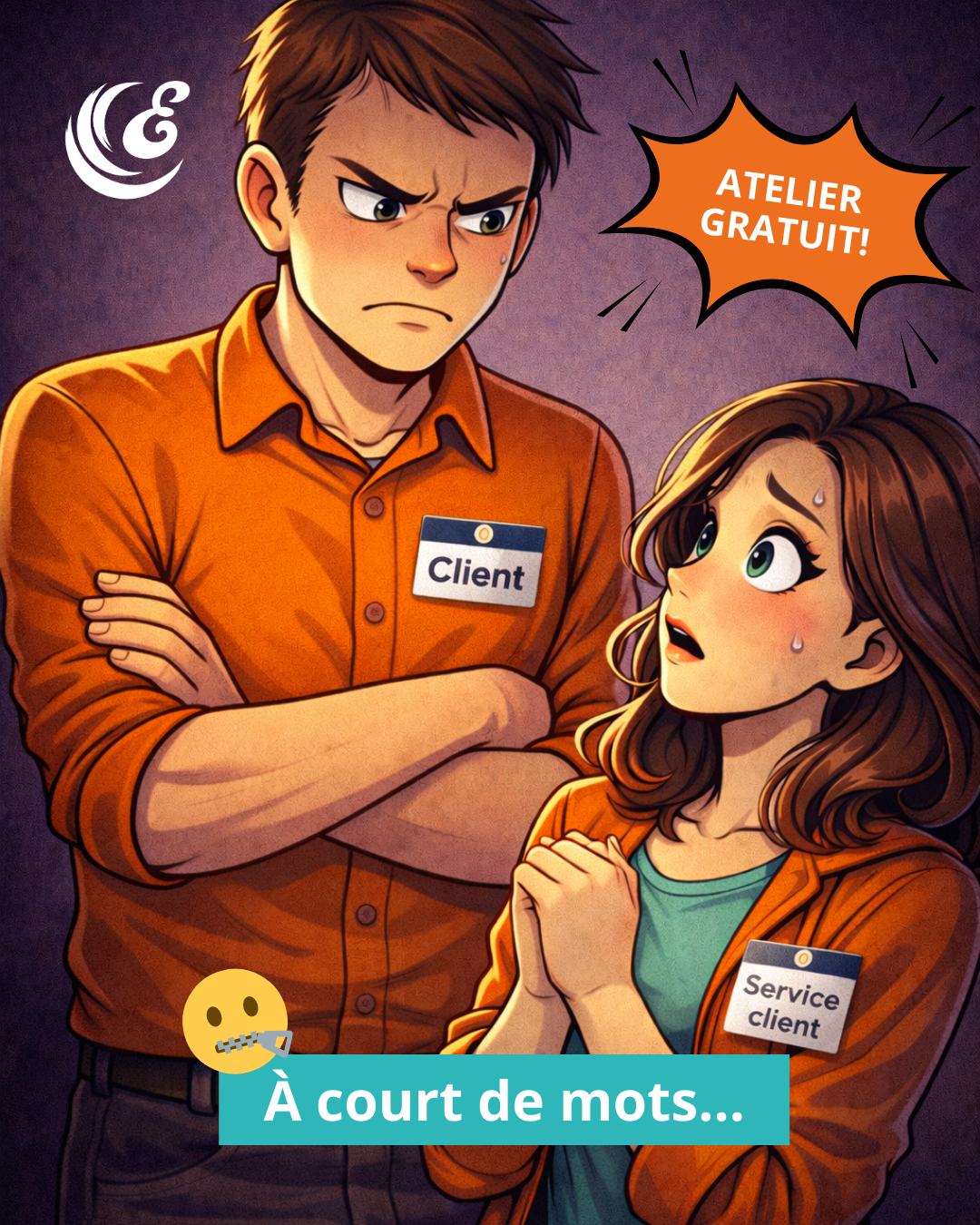 Emma Coaching Ventes et Service Client Facebook ad: Gérer facilement les clients exigeants!