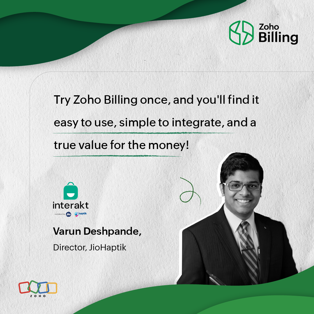 Zoho Billing Facebook ad