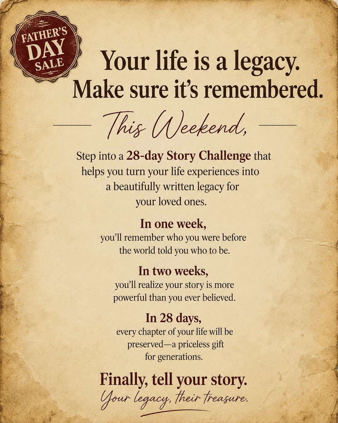 Memowrite Facebook ad