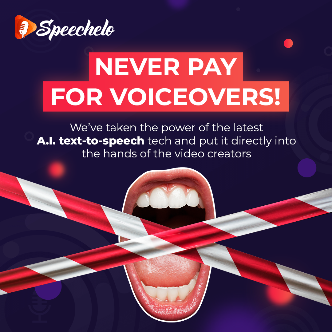 Speechelo Facebook ad