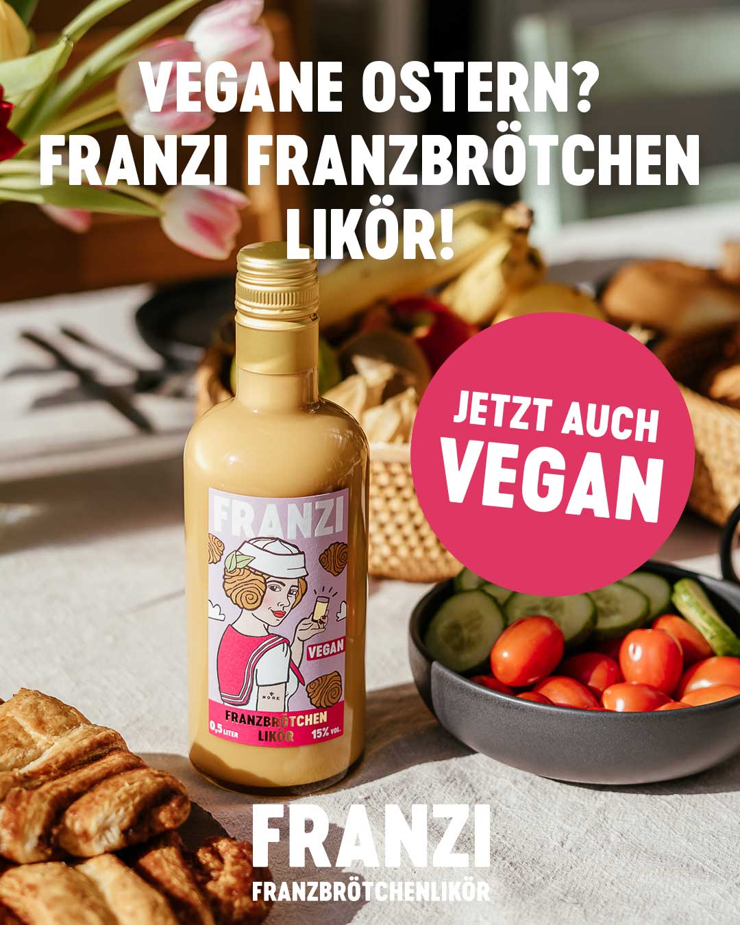 franzi.franzbroetchenlikoer Facebook ad: Franzi und Ostern ist untrennbar