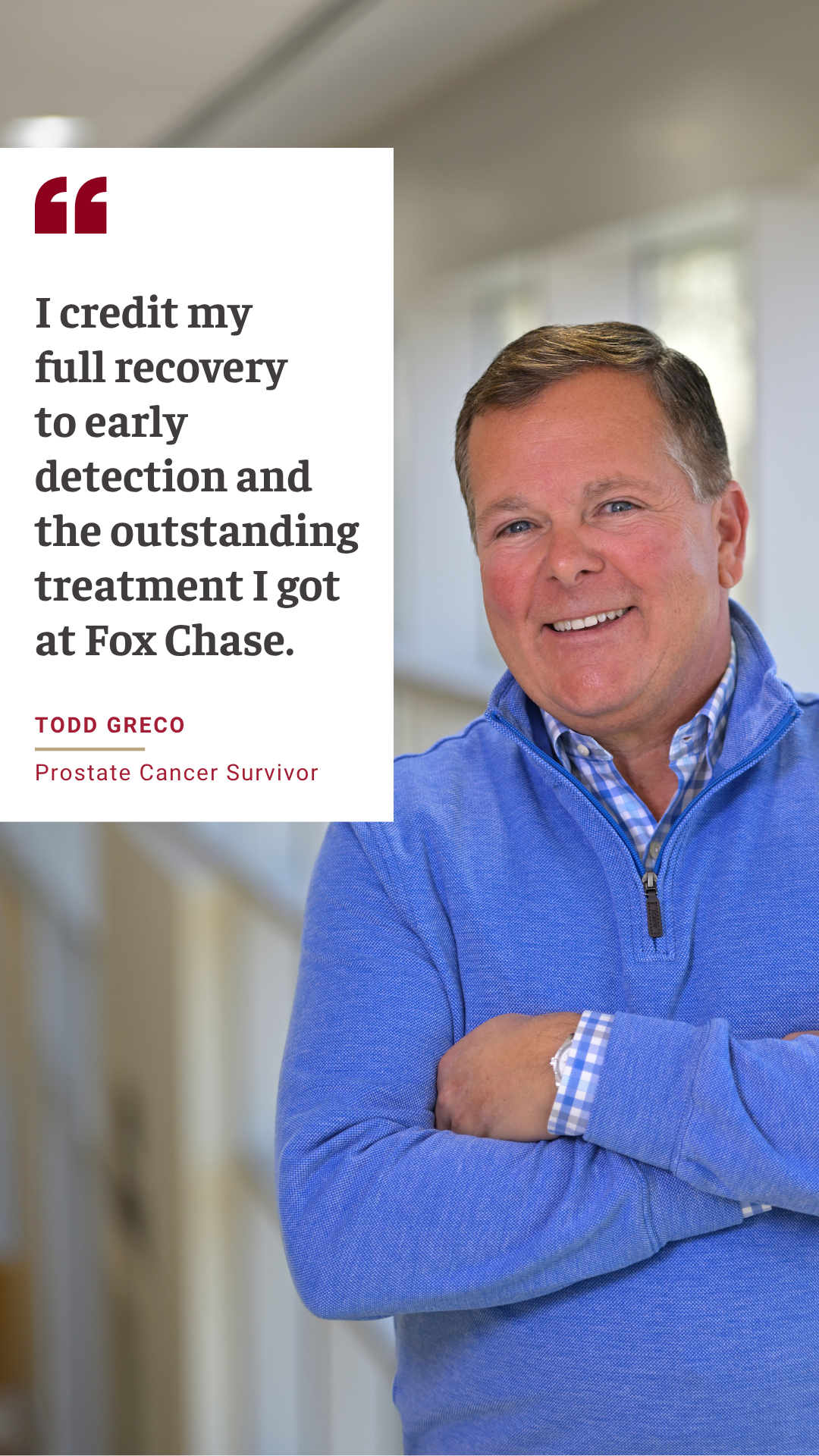 Fox Chase Cancer Center Facebook ad