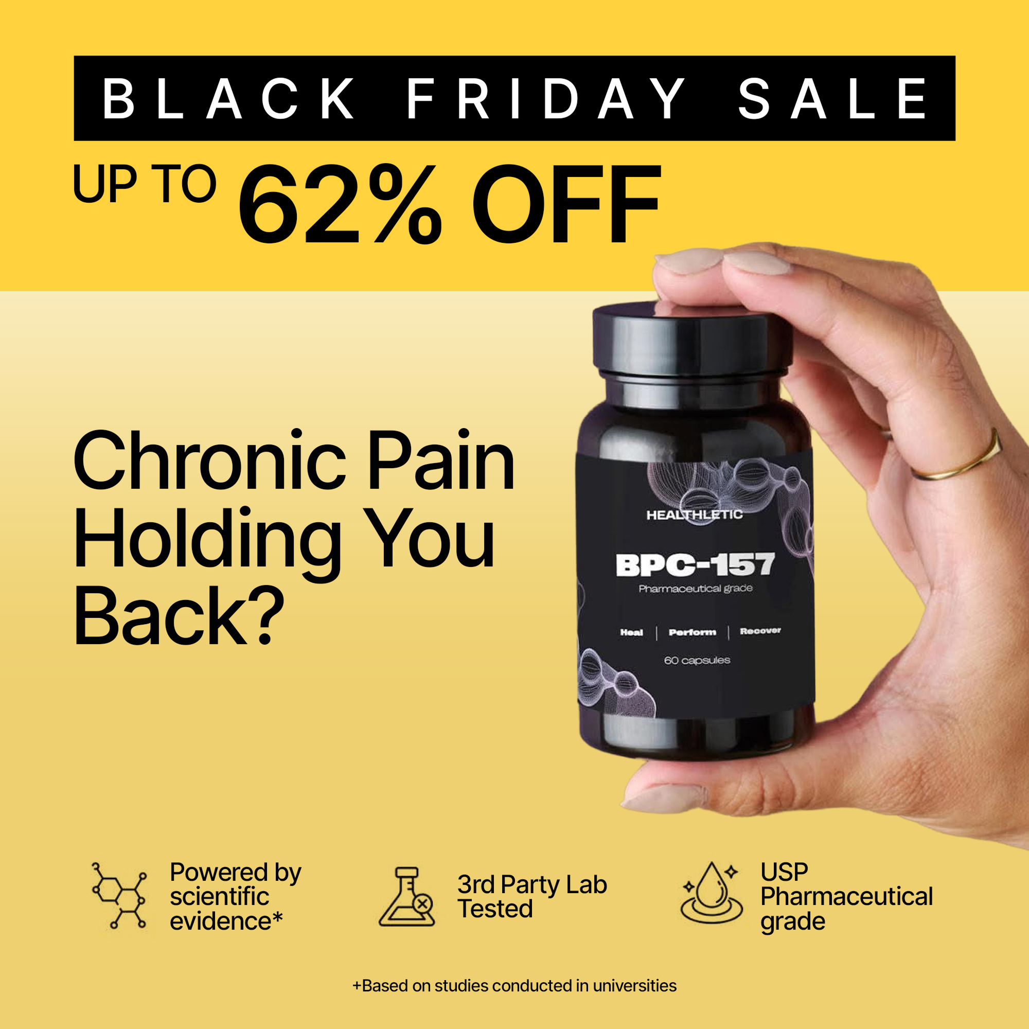 Healthletic Facebook ad