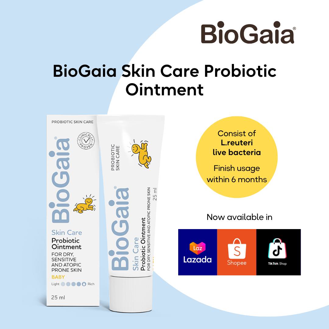 BioGaia Malaysia Facebook ad: NOW AVAILABLE ONLINE!