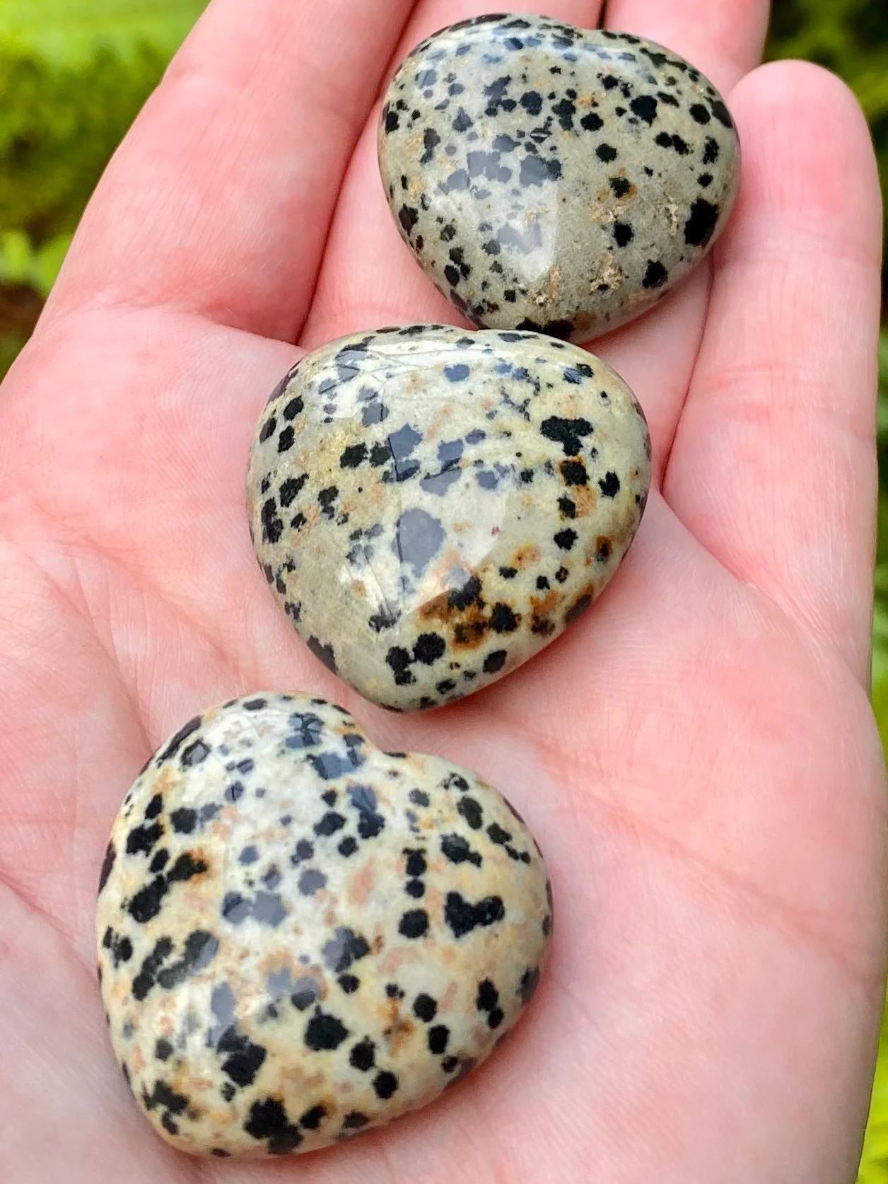 Morganna's Treasures Facebook ad: DALMATIAN JASPER, THE STONE OF JOY, BALANCE &…