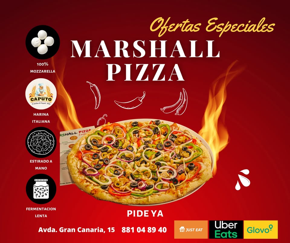 Marshall Pizza Facebook ad: Restaurante