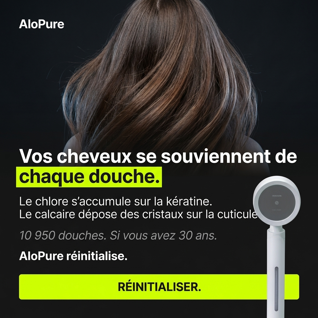 AloPure Facebook ad: Une meilleure eau, une meilleure peau