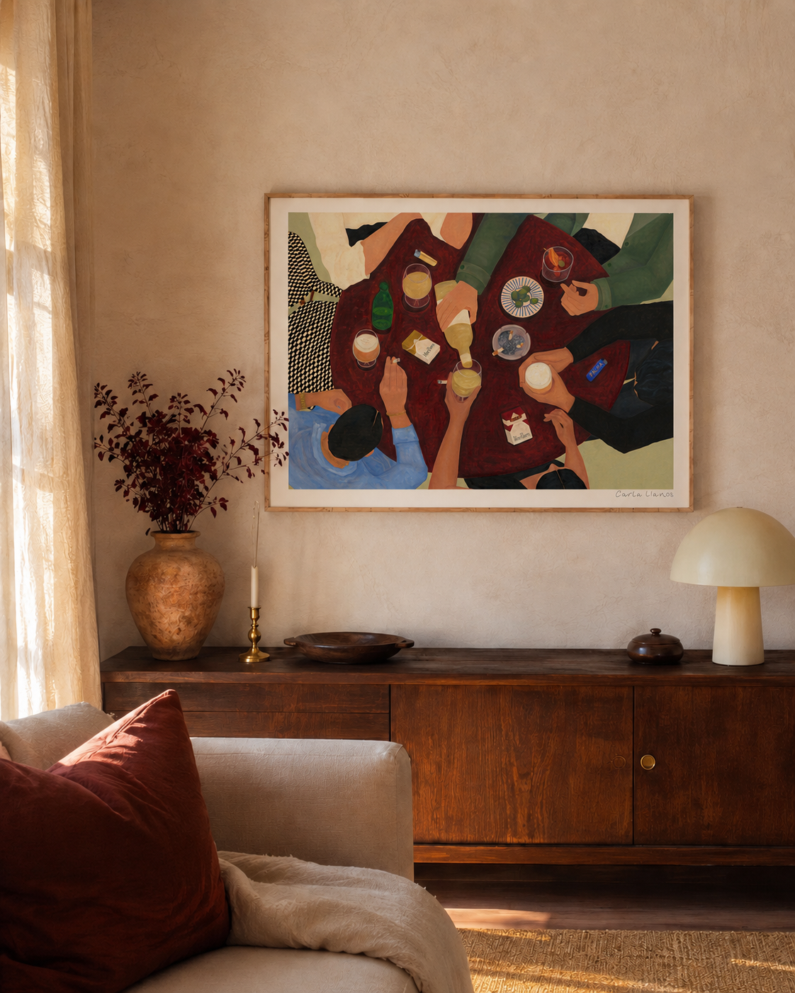 Carla Llanos Illustrations Facebook ad: La Terraza | New Print Collection