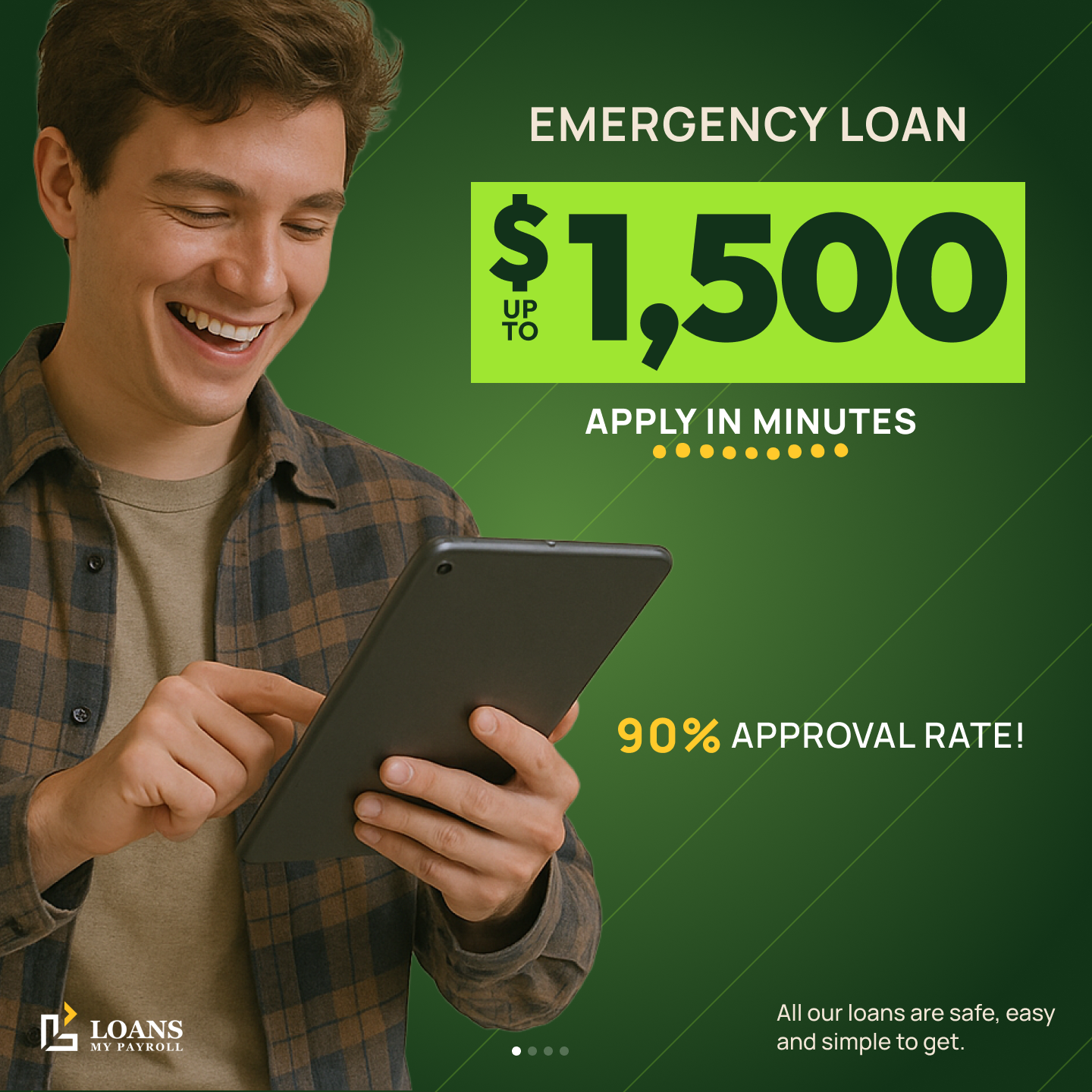Loans MyPayroll Facebook ad
